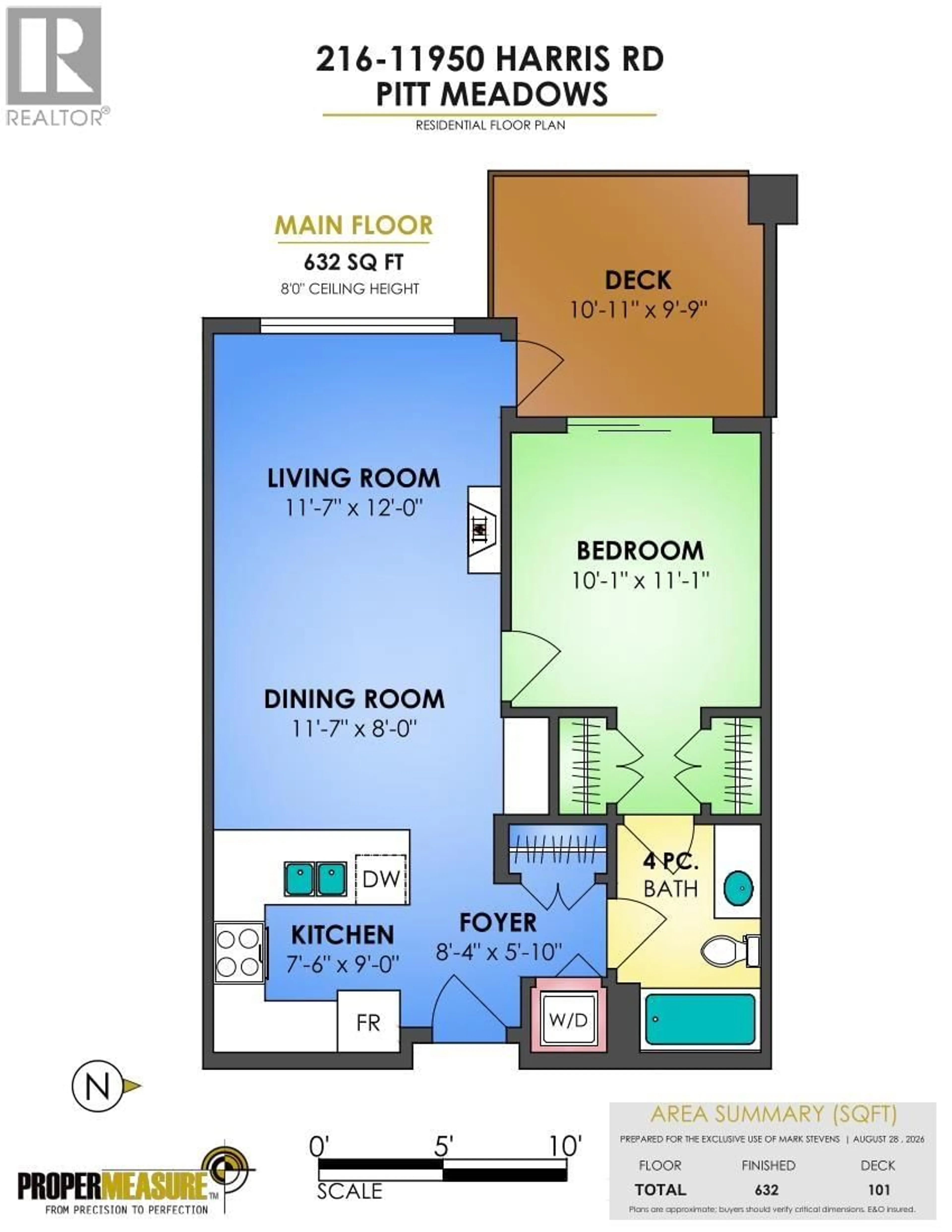 Floor plan for 216 - 11950 HARRIS ROAD, Pitt Meadows British Columbia V3Y0B7