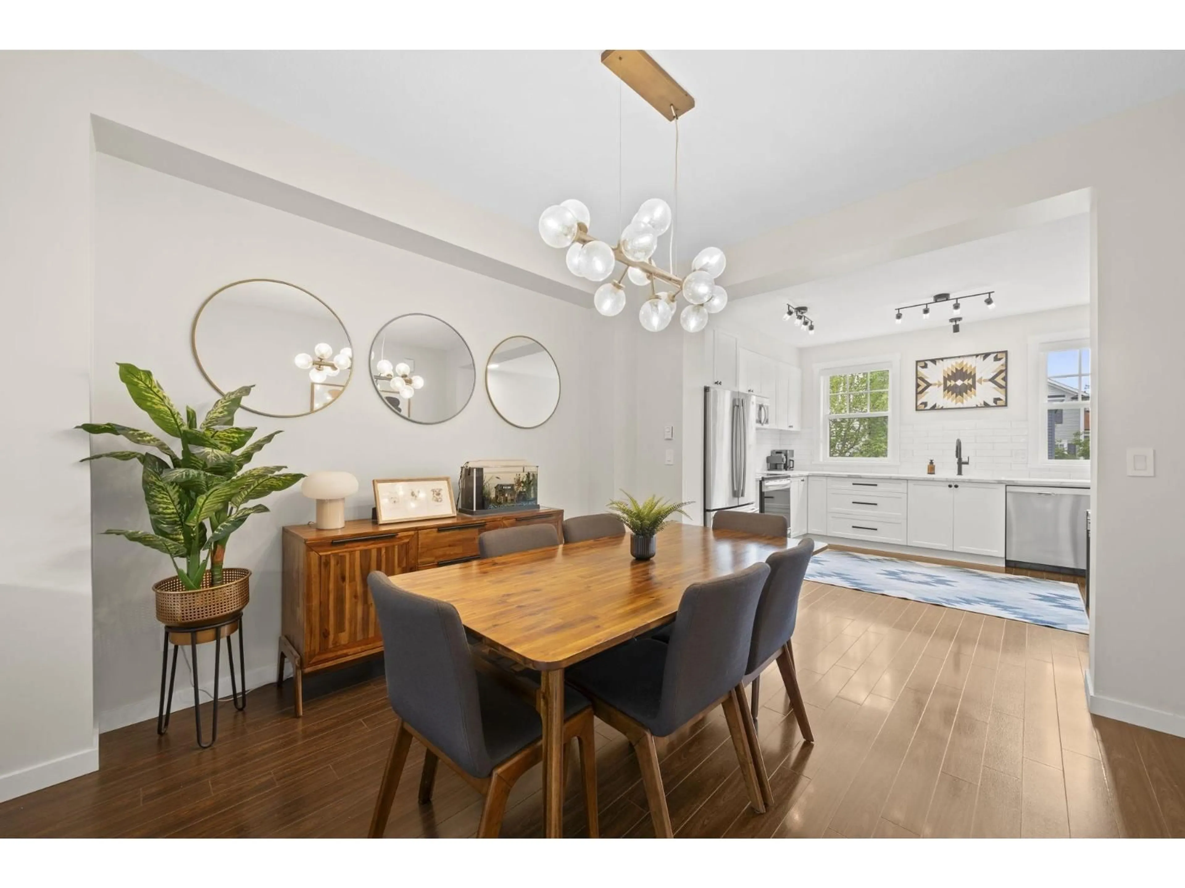 Dining room, wood/laminate floor for 53 - 18983 72A AVENUE, Surrey British Columbia V4N1A5