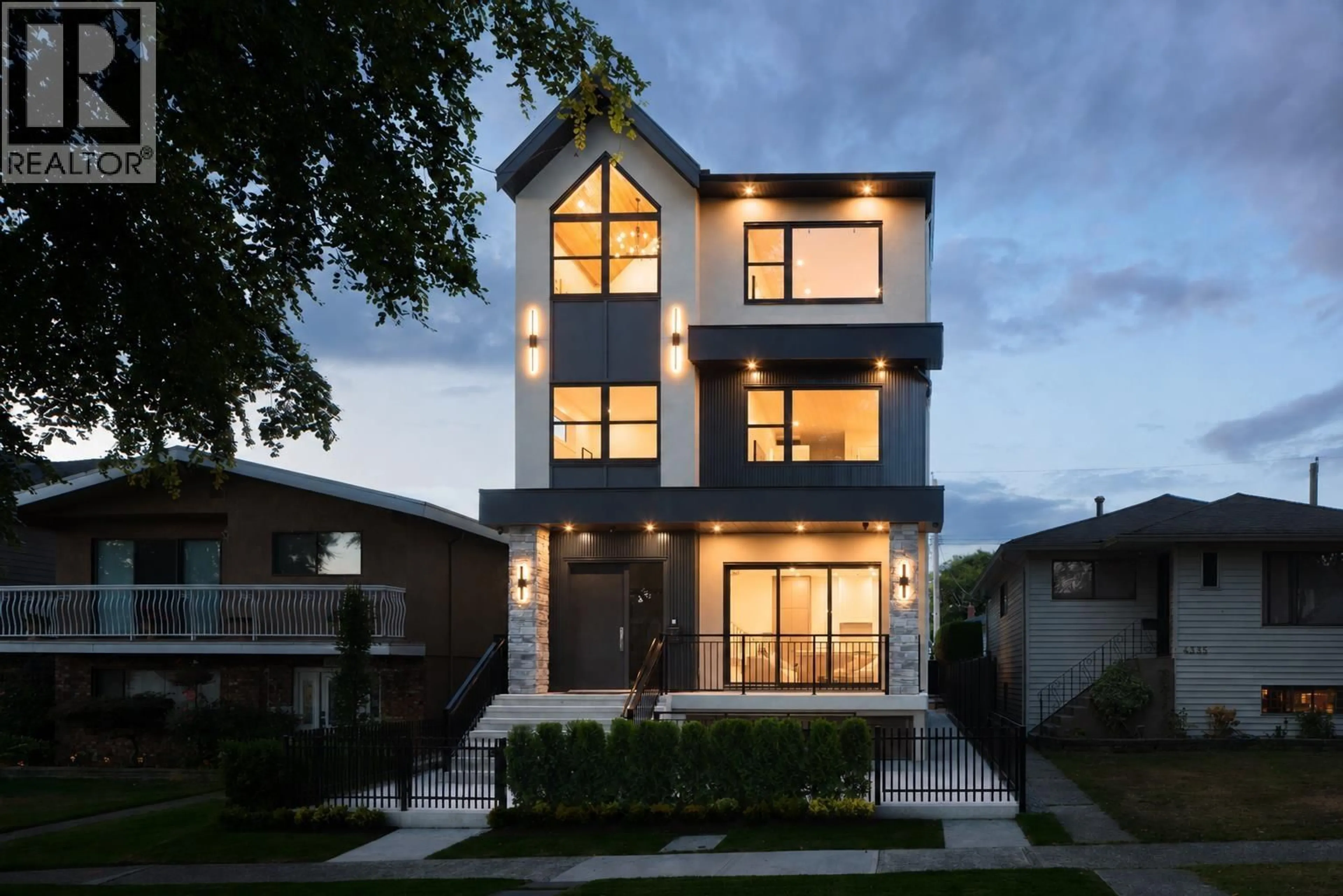 Home with brick exterior material, street for 1 - 4331 UNION STREET, Burnaby British Columbia V5C2X5