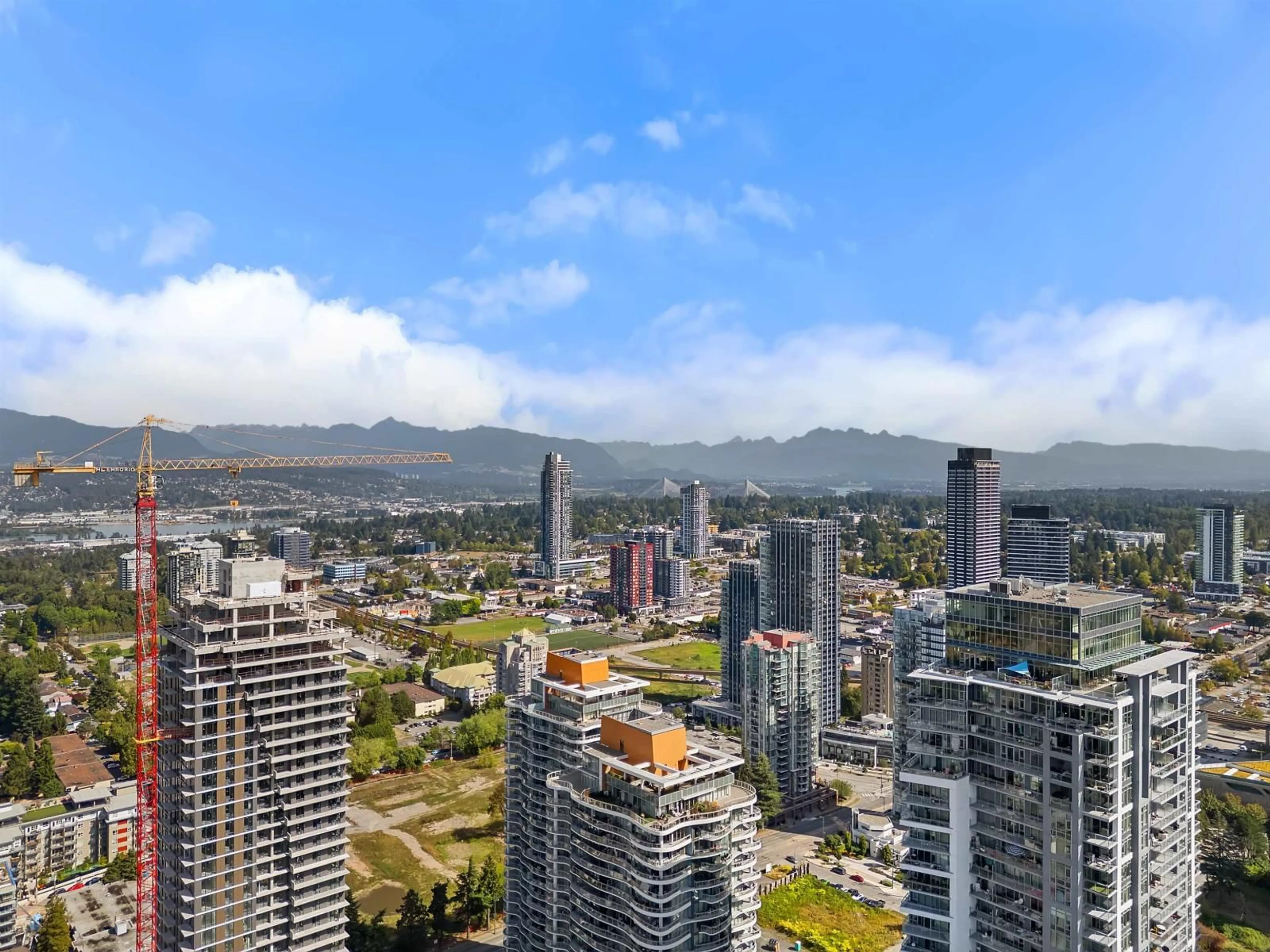 A pic from outside/outdoor area/front of a property/back of a property/a pic from drone, city buildings view from balcony for 808 - 13303 CENTRAL AVENUE, Surrey British Columbia V3T0K6