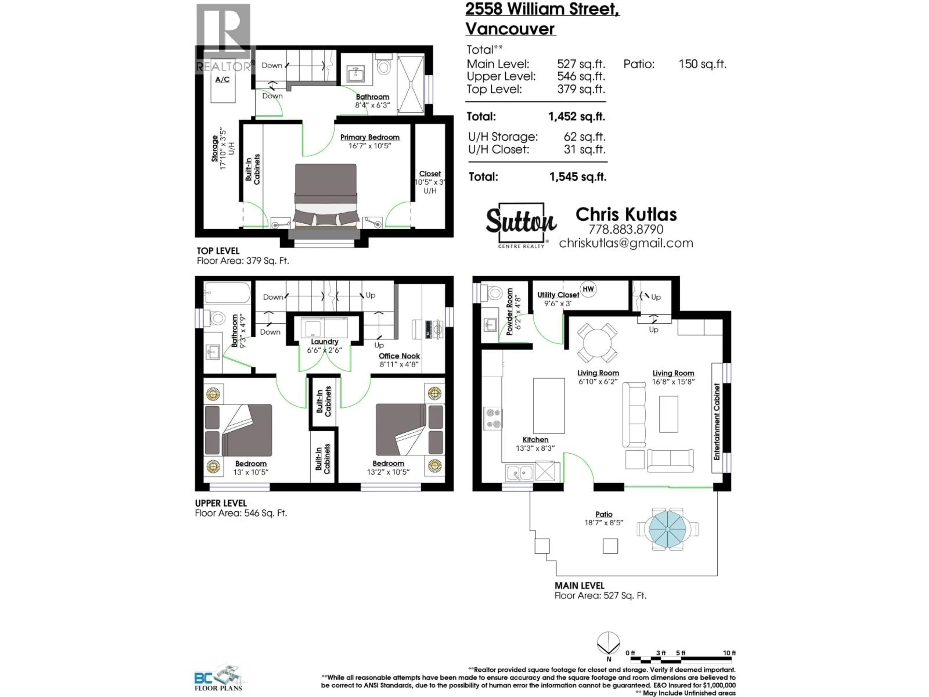 Floor plan for 2558 WILLIAM STREET, Vancouver British Columbia V5K2Y4