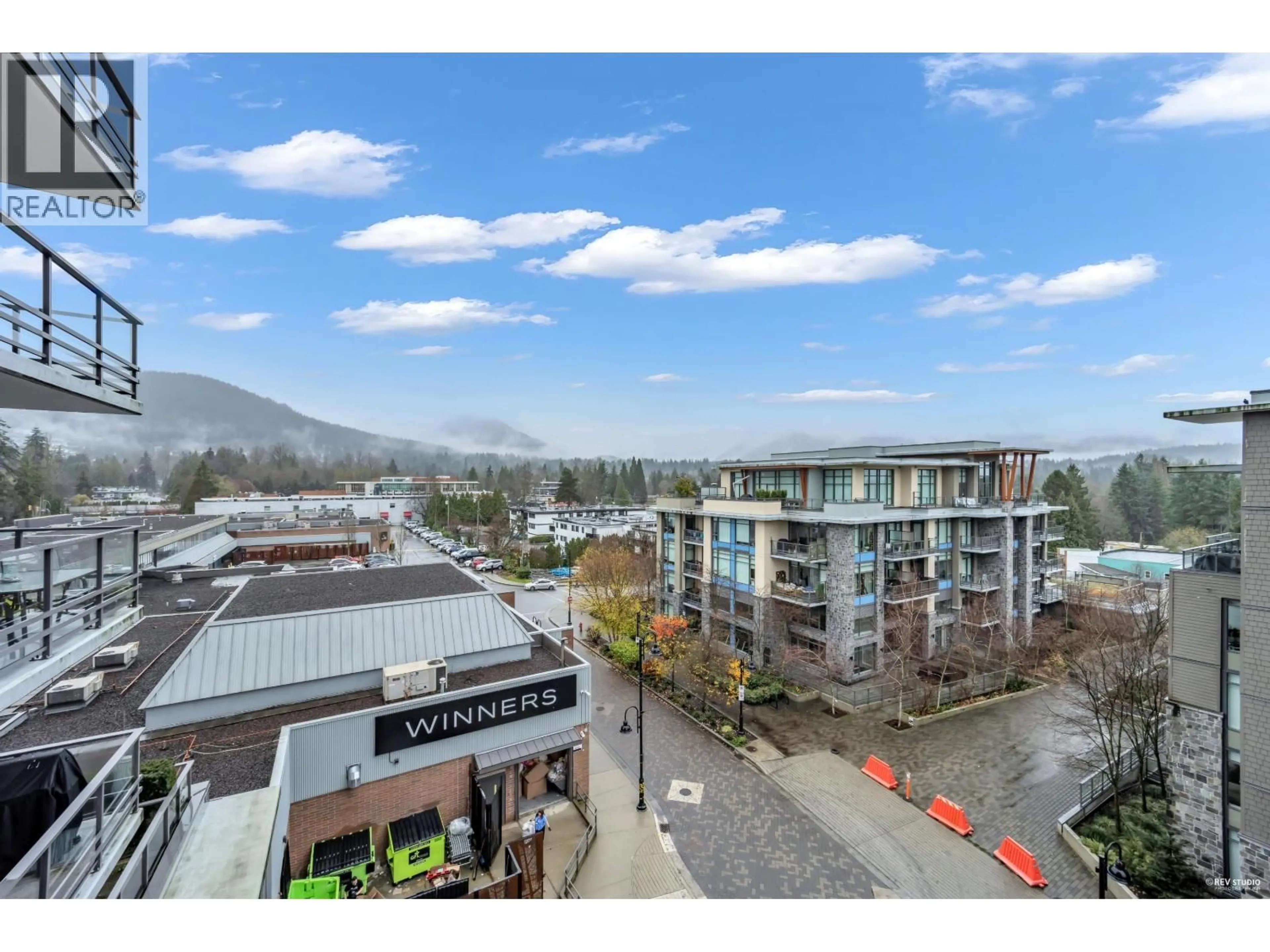 A pic from outside/outdoor area/front of a property/back of a property/a pic from drone, mountain view for 405 - 2785 LIBRARY LANE, North Vancouver British Columbia V7J0C3