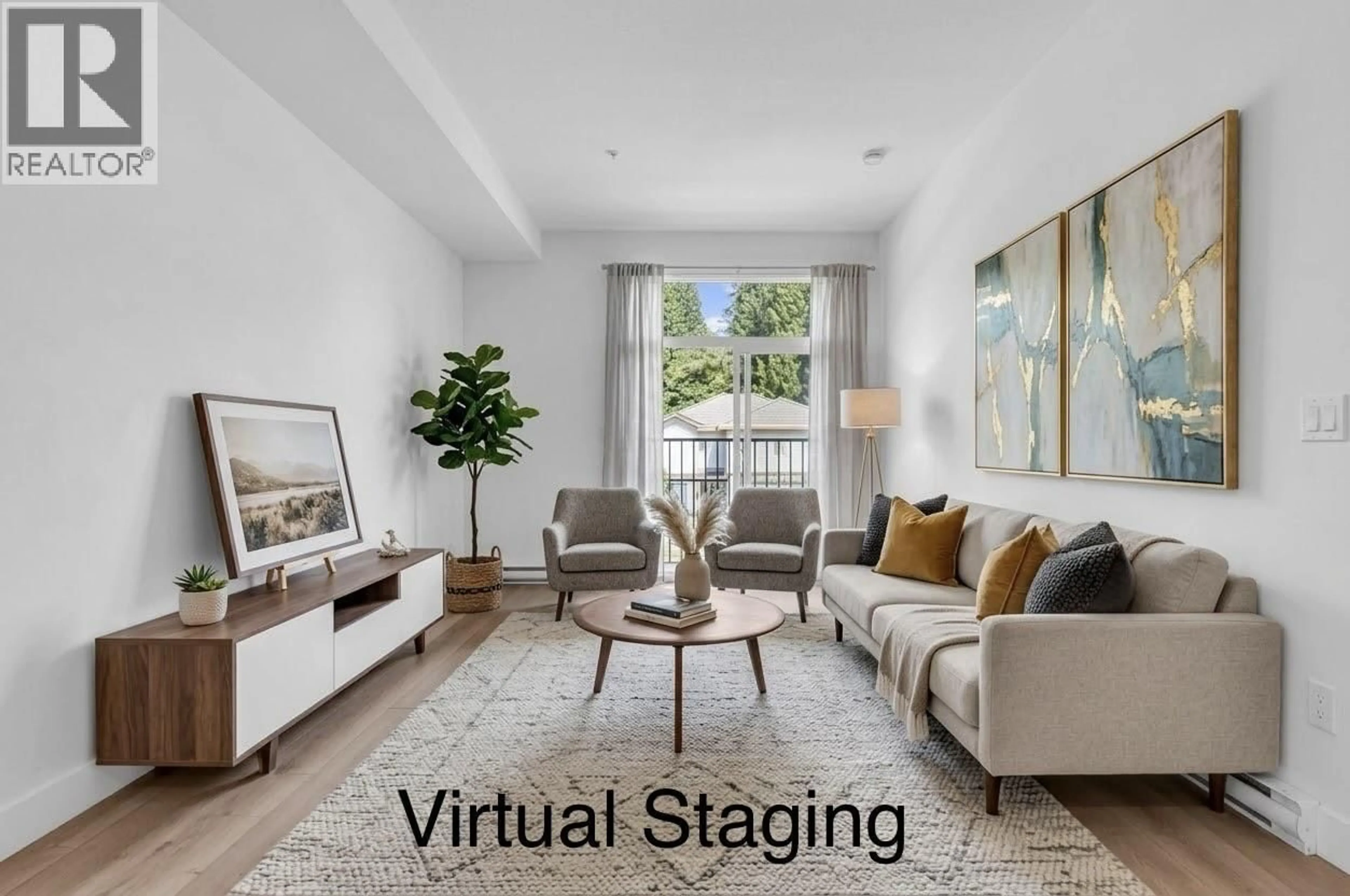 Living room with furniture, unknown for 214 - 708 EDGAR AVENUE, Coquitlam British Columbia V3K0H3