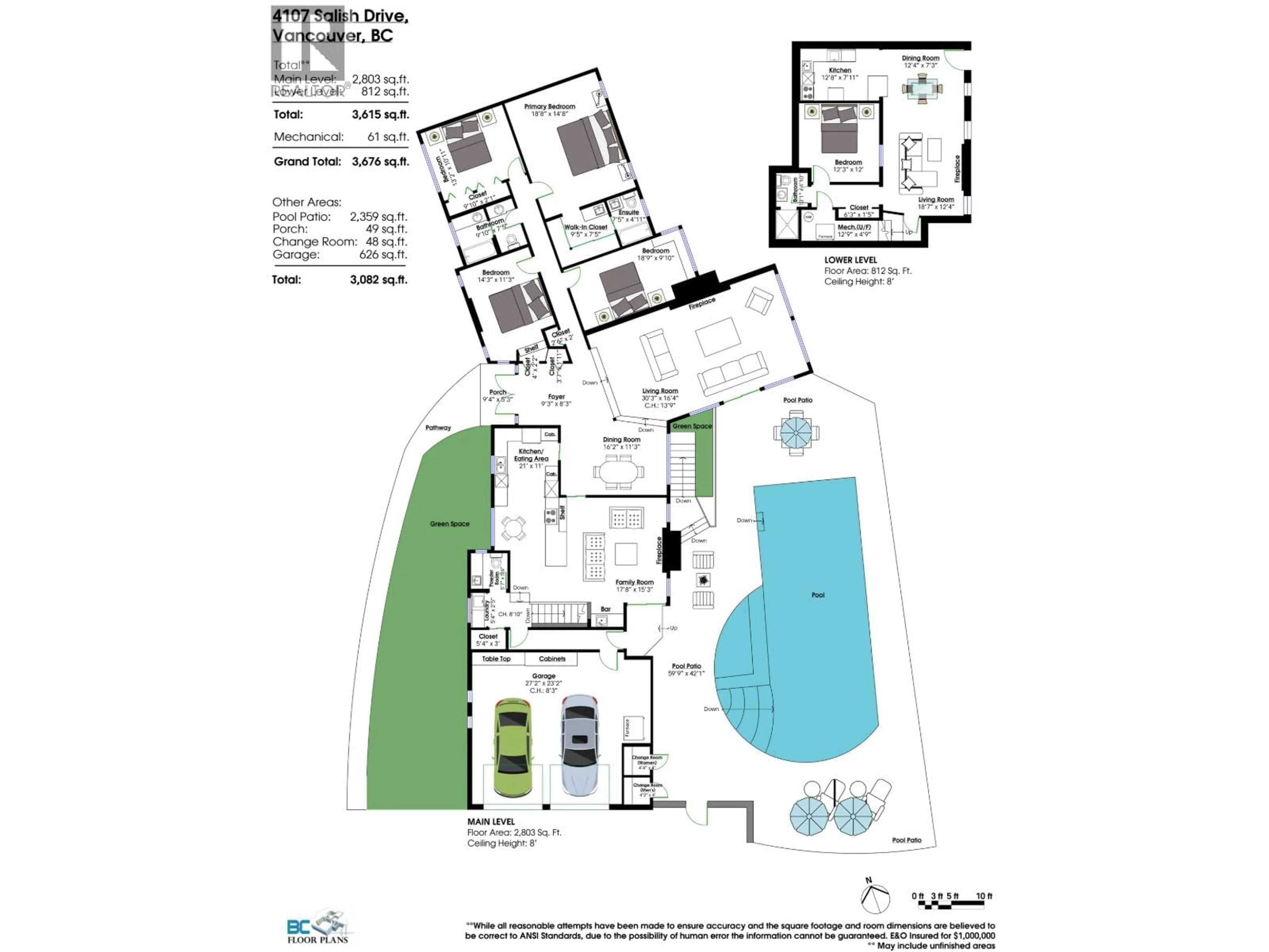 Floor plan for 4107 SALISH DRIVE, Vancouver British Columbia V6N3M3