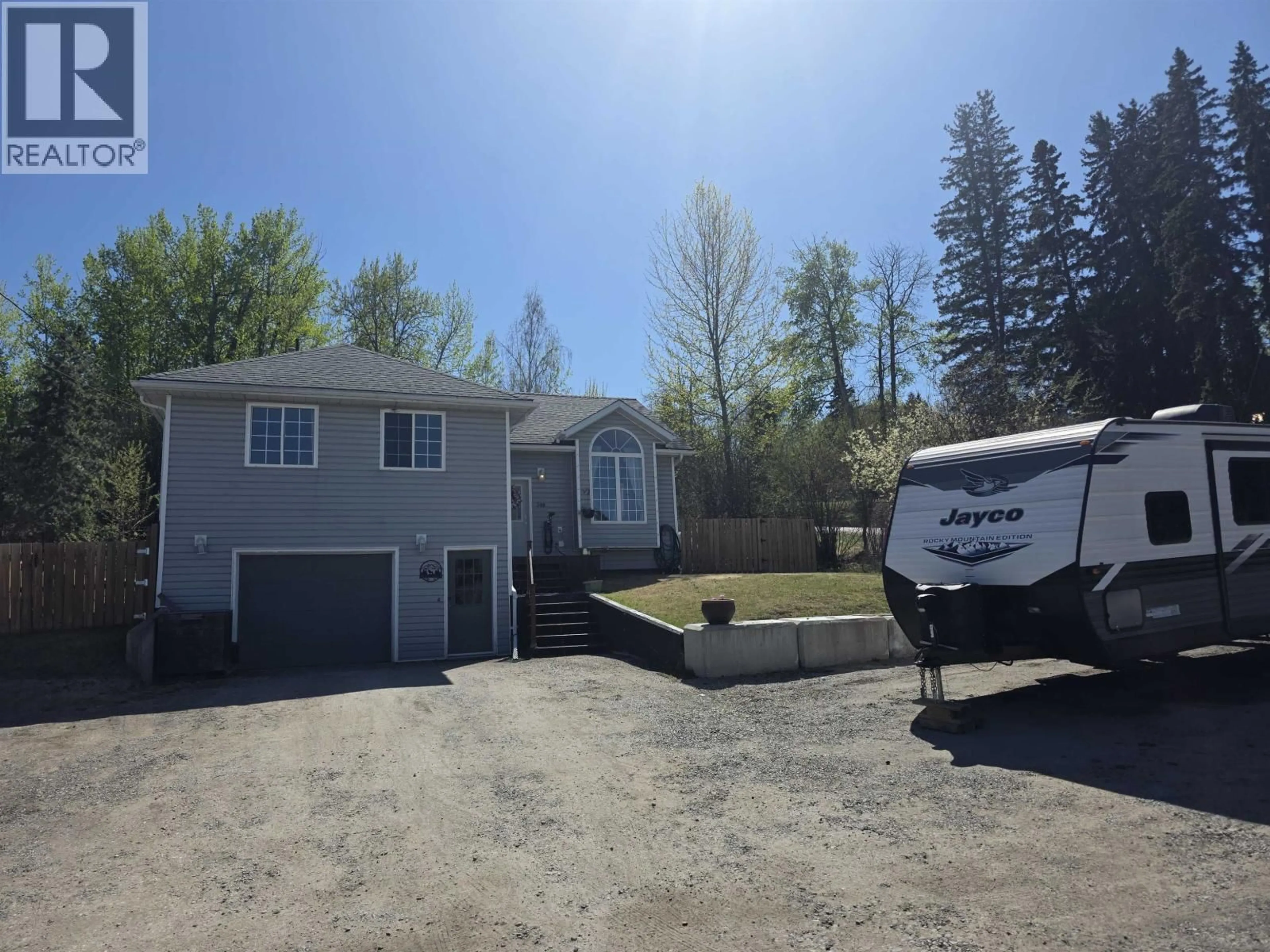 A pic from outside/outdoor area/front of a property/back of a property/a pic from drone, street for 398 5TH STREET, Vanderhoof British Columbia V0J3A0