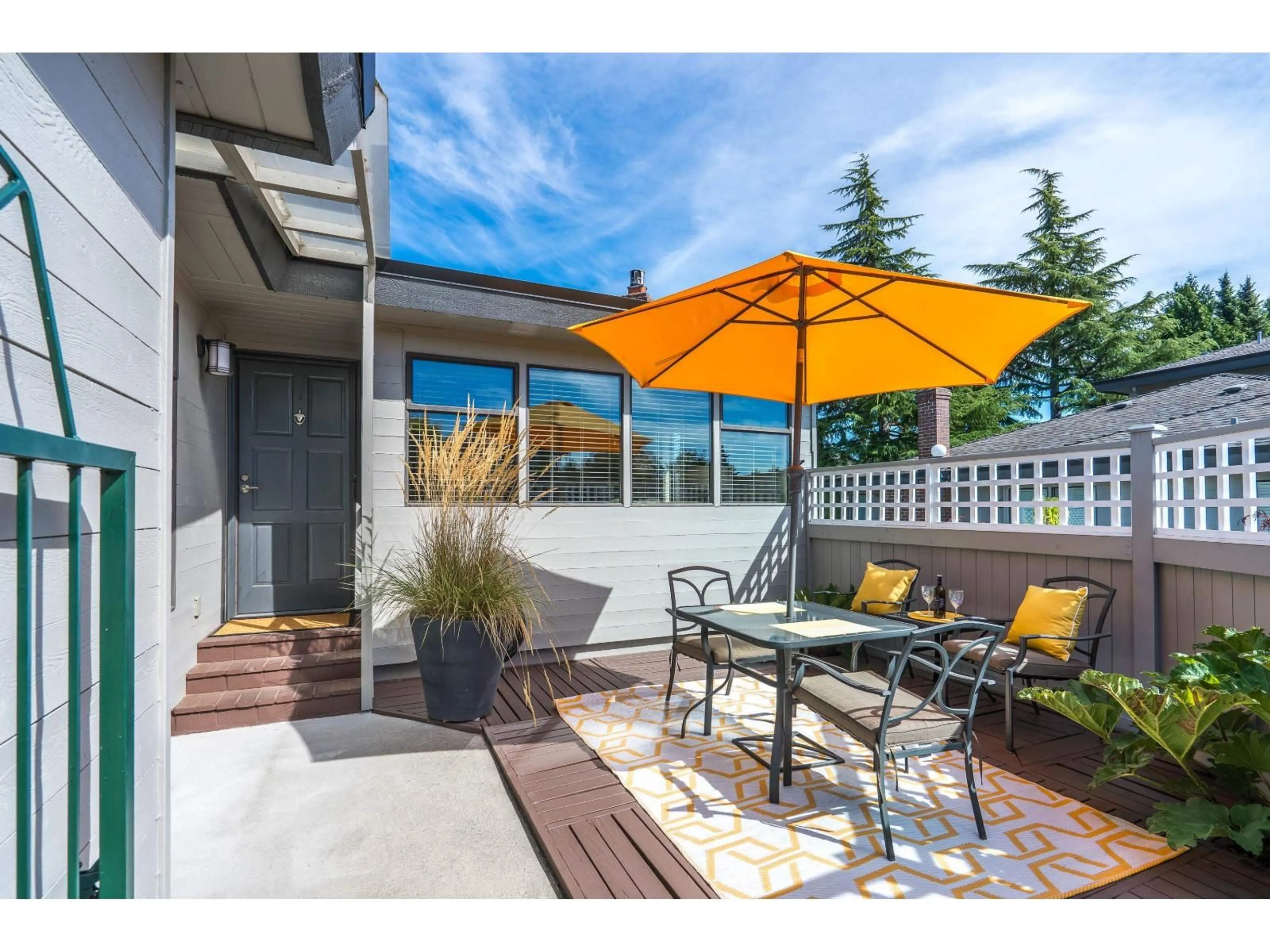 Patio, mountain view for 1 - 14231 18A AVENUE, Surrey British Columbia V4A7N8
