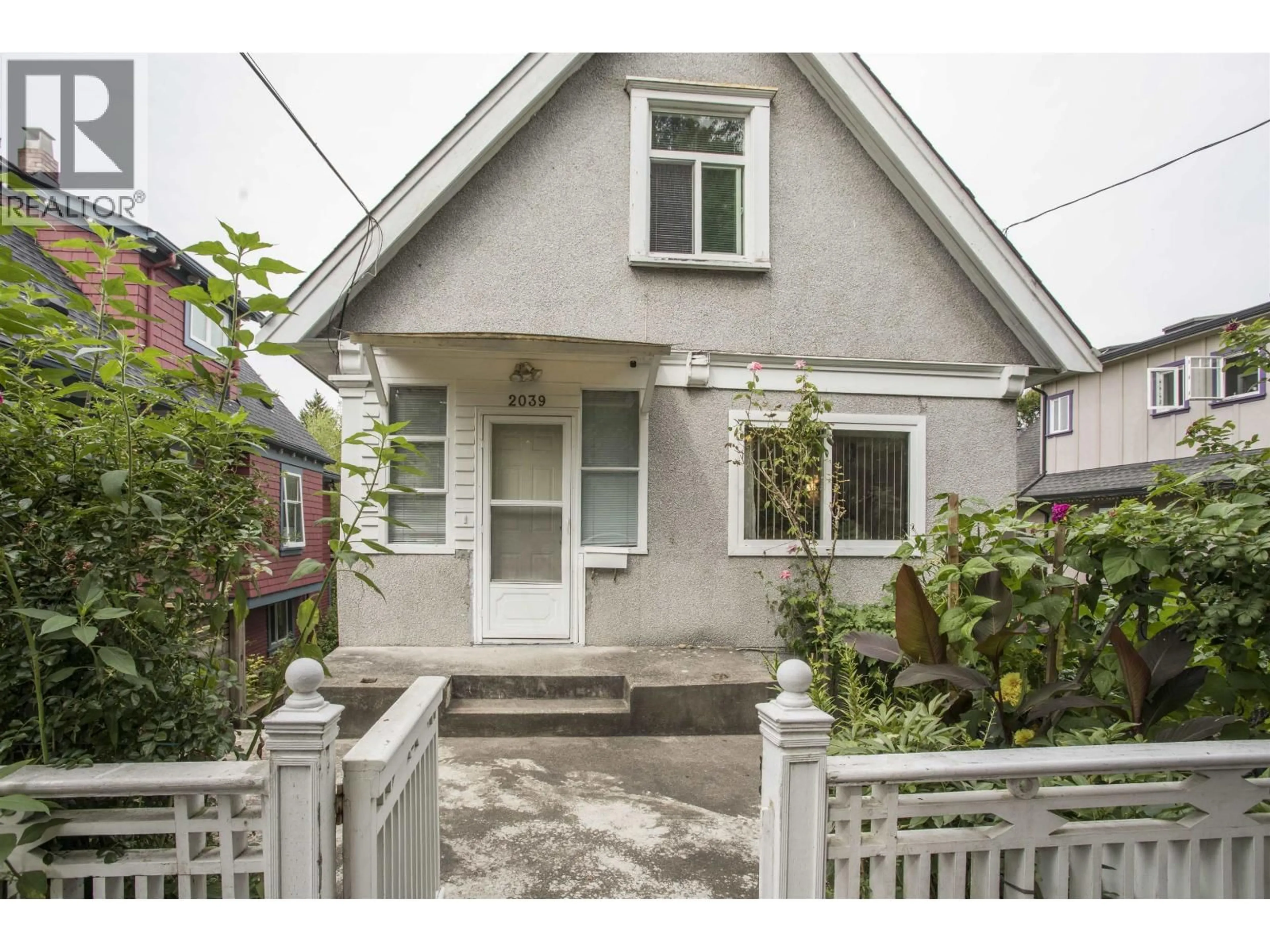 Home with vinyl exterior material, street for 2039 TURNER STREET, Vancouver British Columbia V5L2A2