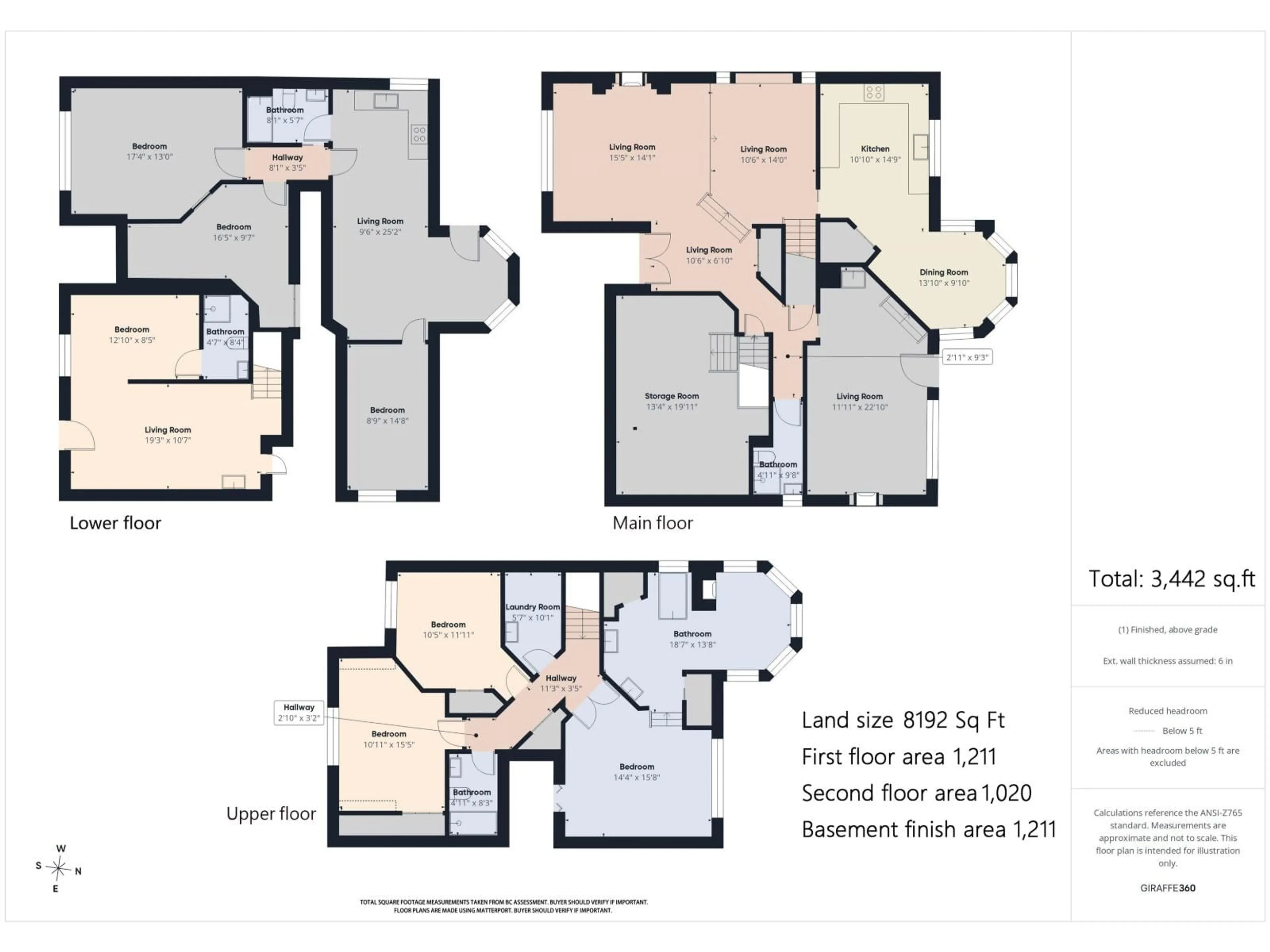 Floor plan for 10576 154A STREET, Surrey British Columbia V3R4K1