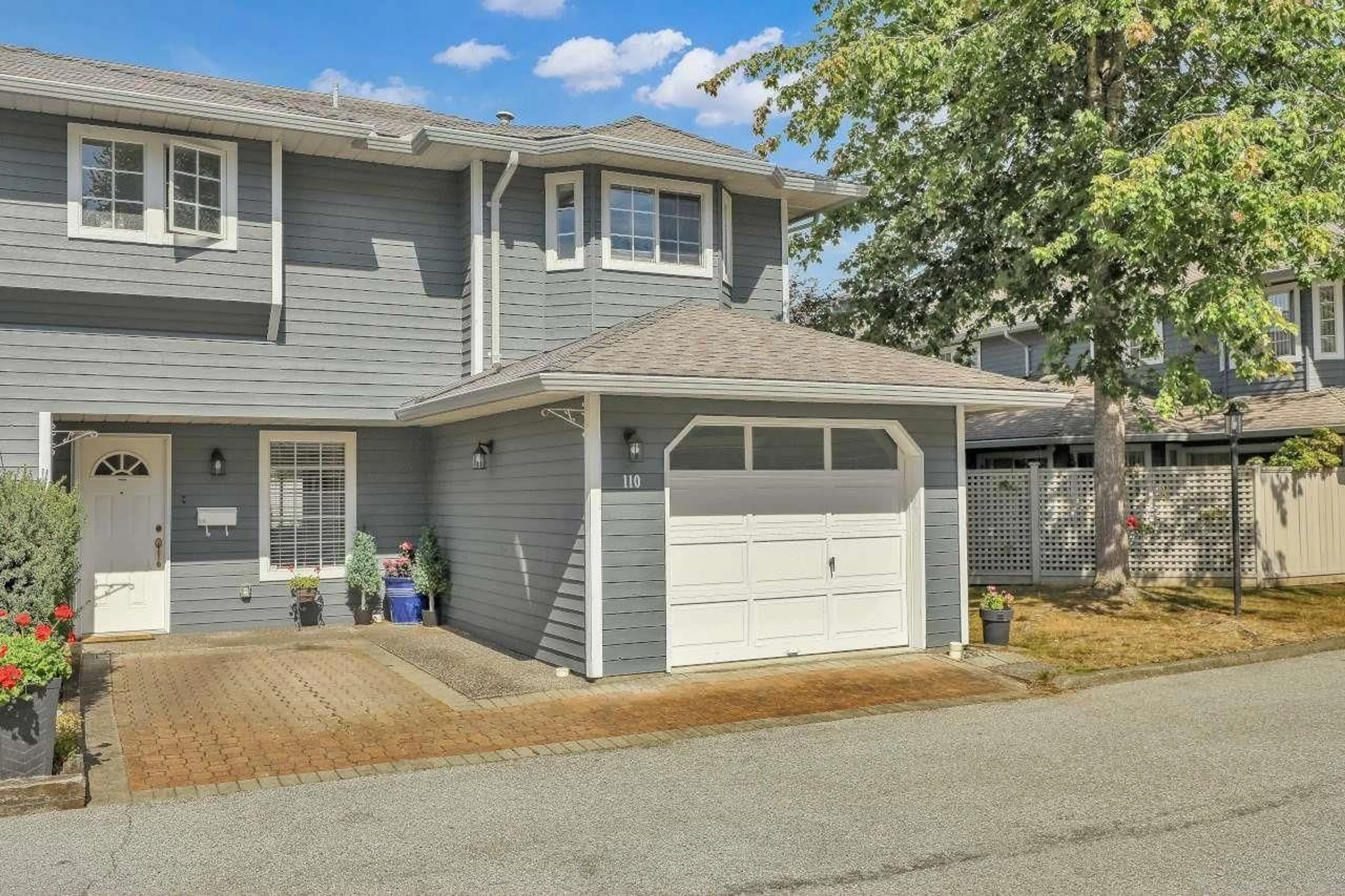 Home with vinyl exterior material, street for 110 - 16335 14 AVENUE, Surrey British Columbia V4A1H2