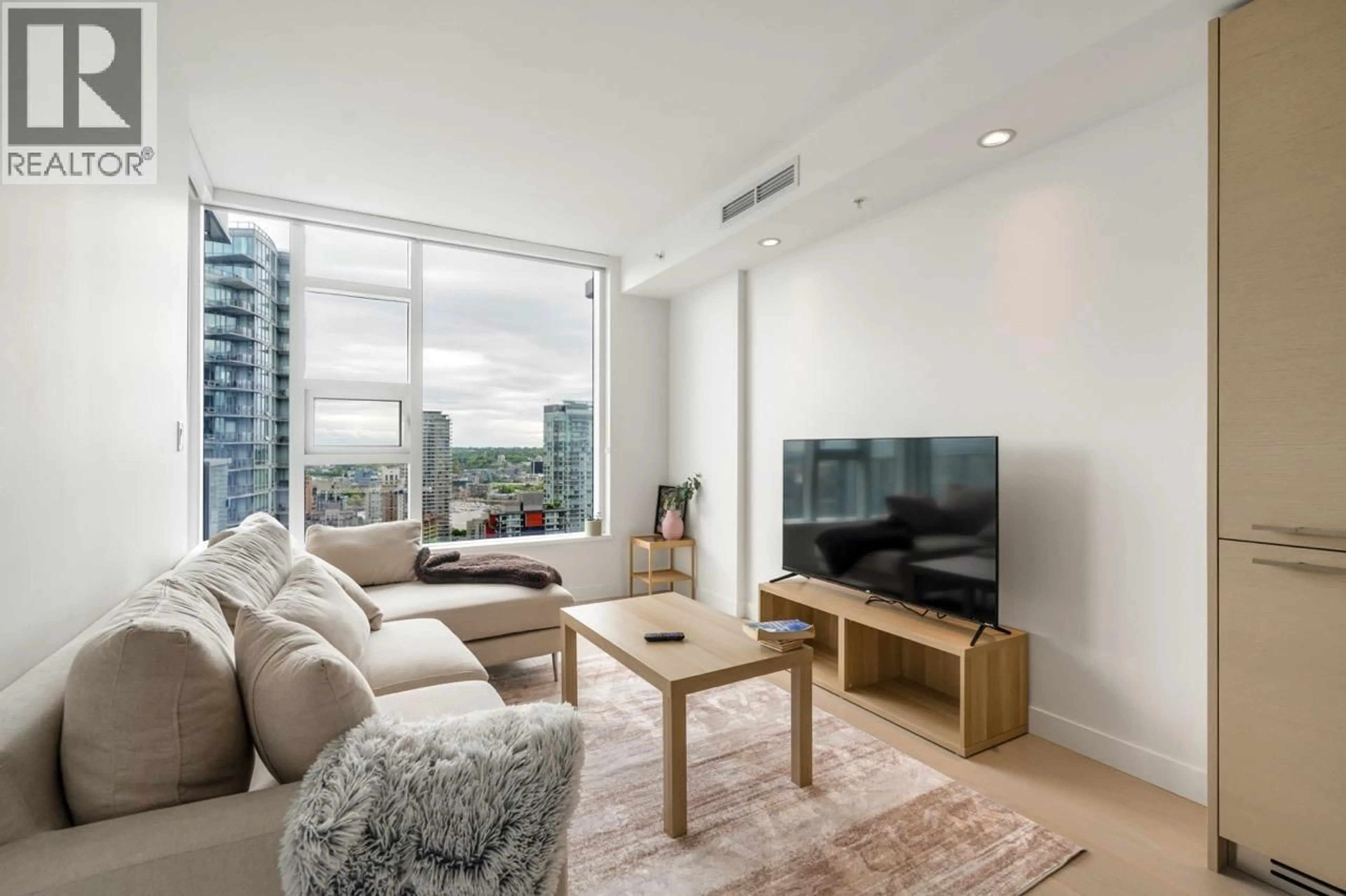 Living room with furniture, unknown for 3308 - 1289 HORNBY STREET, Vancouver British Columbia V6Z0G7
