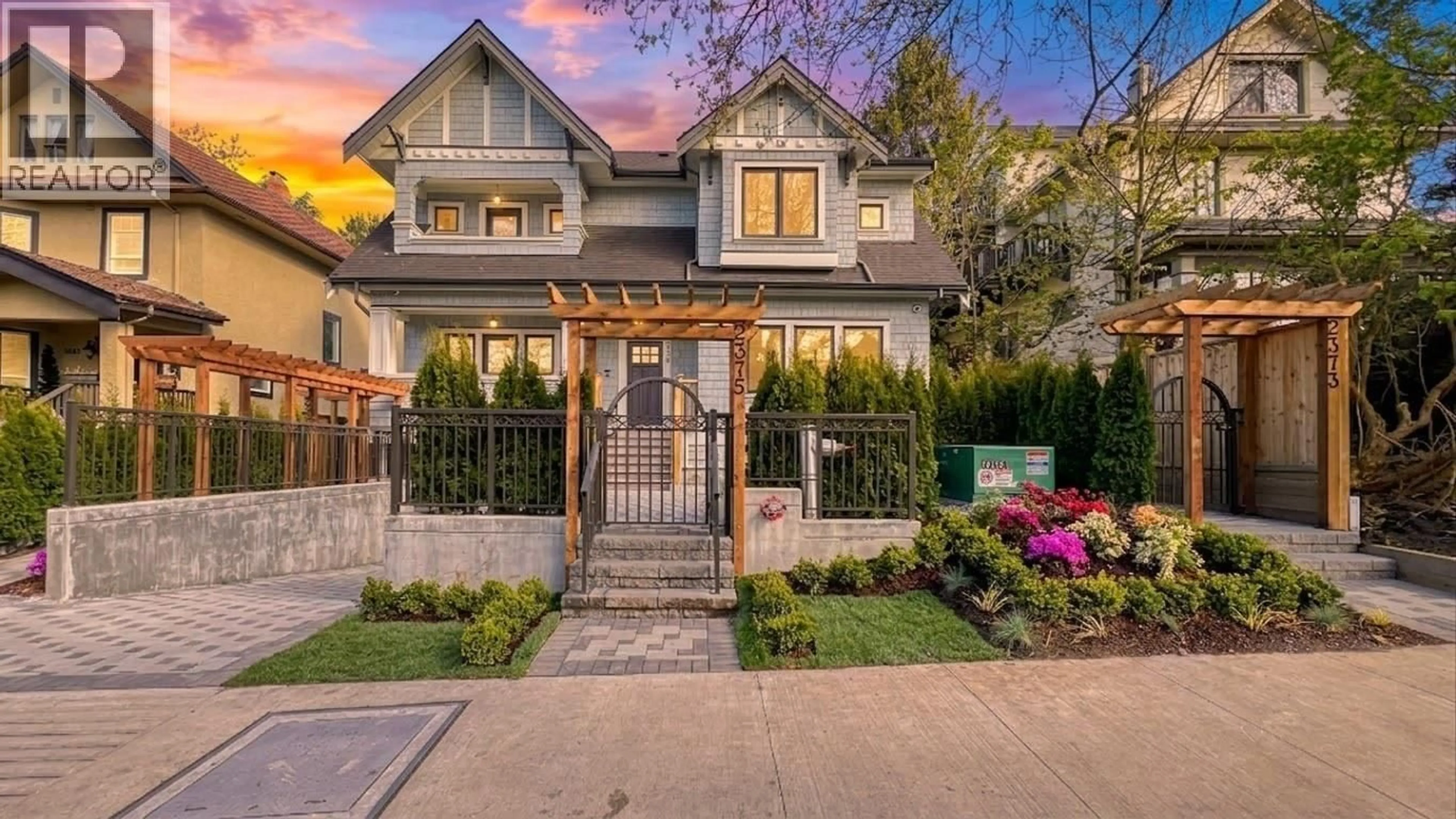 Home with brick exterior material, street for 2373 7TH AVENUE, Vancouver British Columbia V6K1Y4