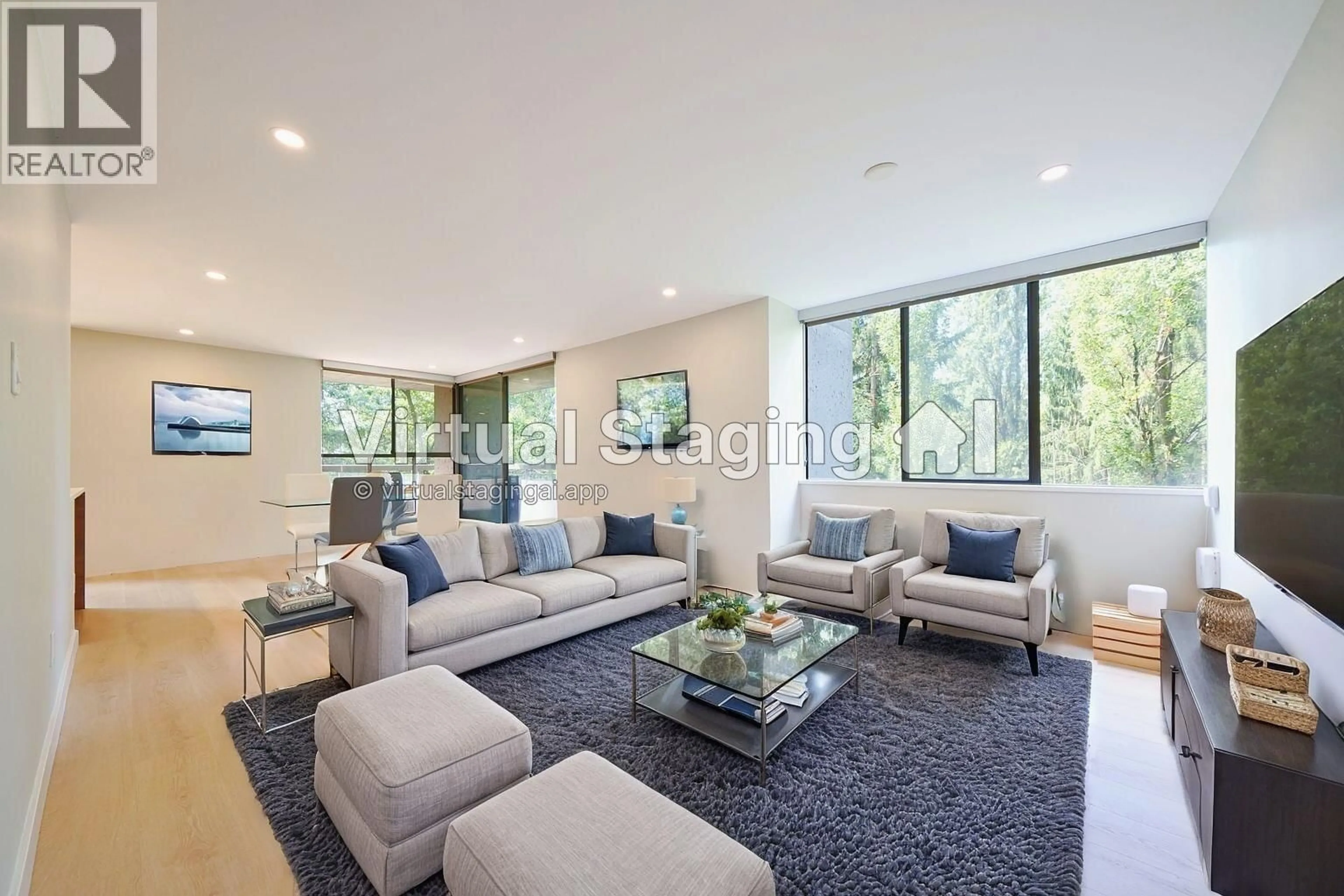 Living room with furniture, unknown for 504 - 3737 BARTLETT COURT, Burnaby British Columbia V3J7E3
