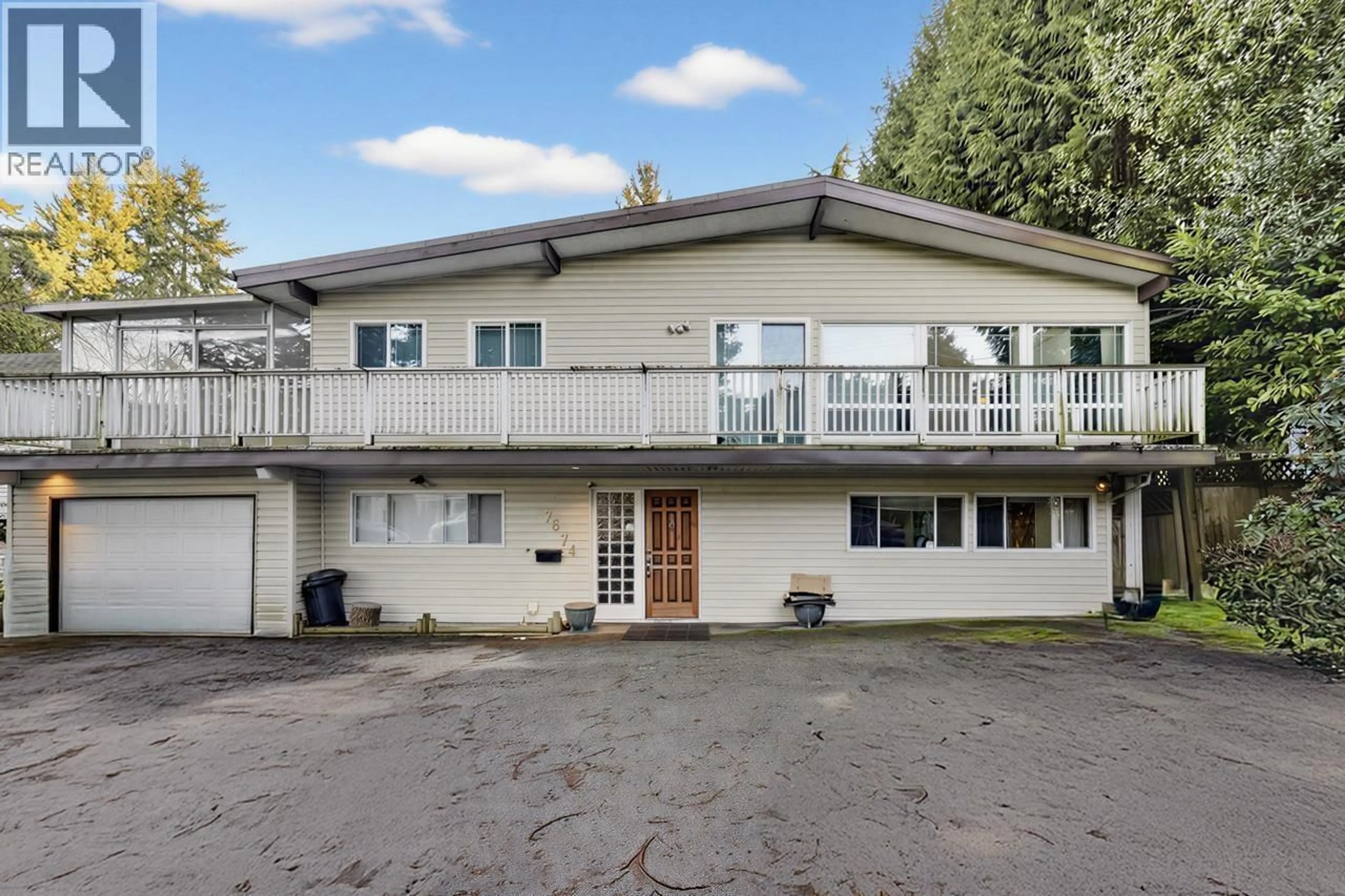 A pic from outside/outdoor area/front of a property/back of a property/a pic from drone, unknown for 7674 BURRIS STREET, Burnaby British Columbia V5E1Z3