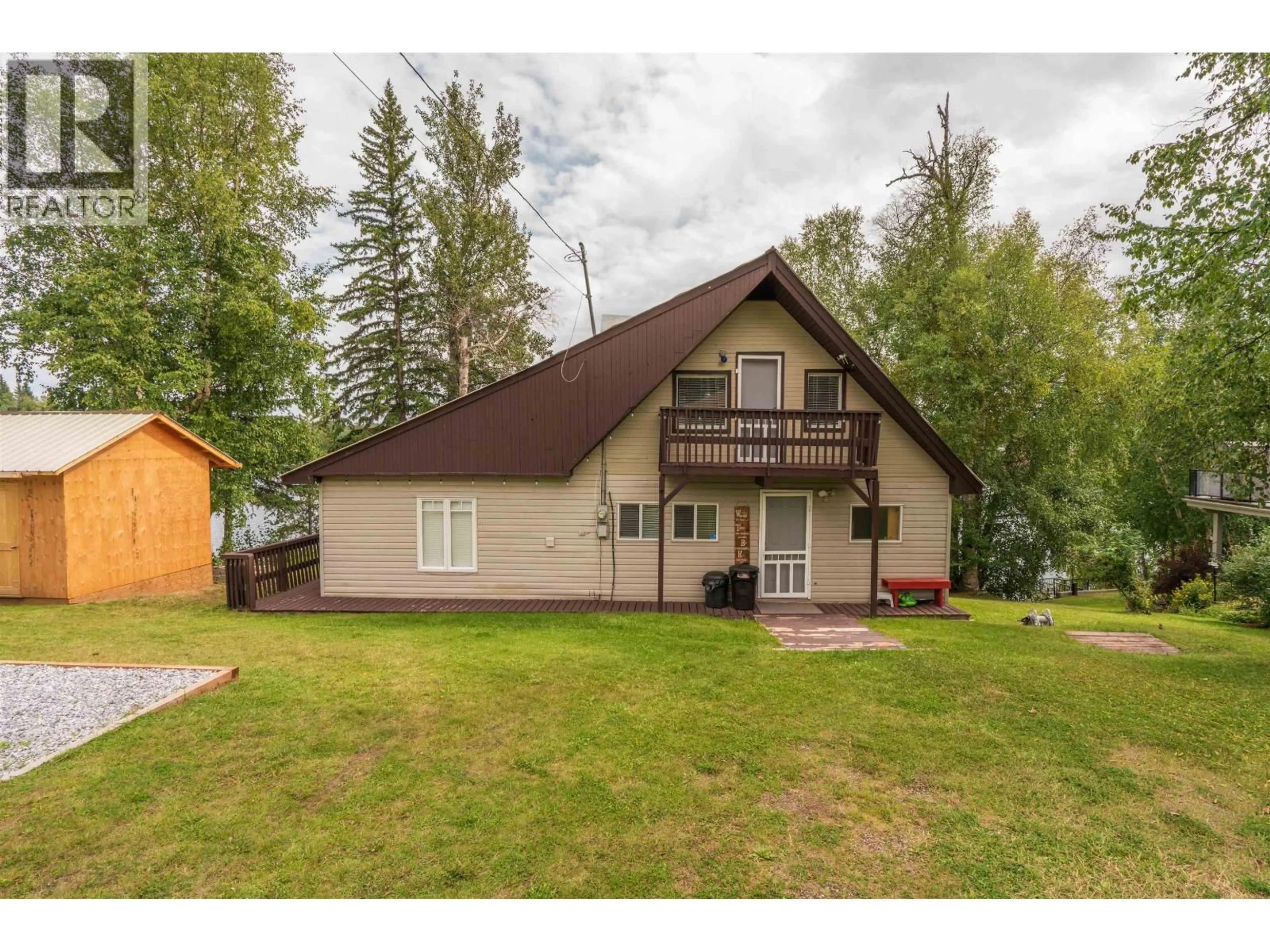 A pic from outside/outdoor area/front of a property/back of a property/a pic from drone, unknown for 25635 NESS LAKE ROAD, Prince George British Columbia V9K5M5