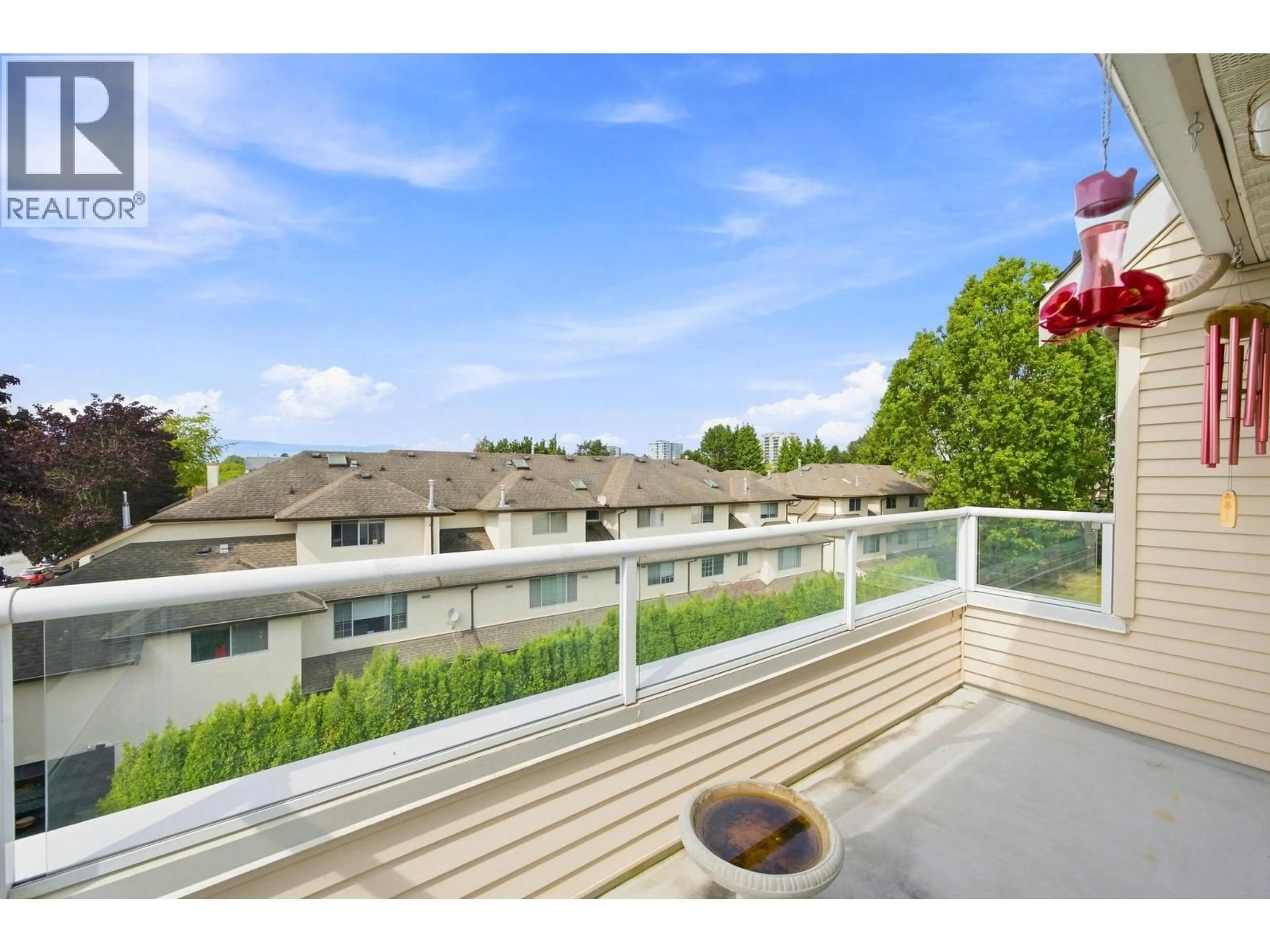 Patio, city buildings view from balcony for 305 - 8751 GENERAL CURRIE ROAD, Richmond British Columbia V6Y3T7