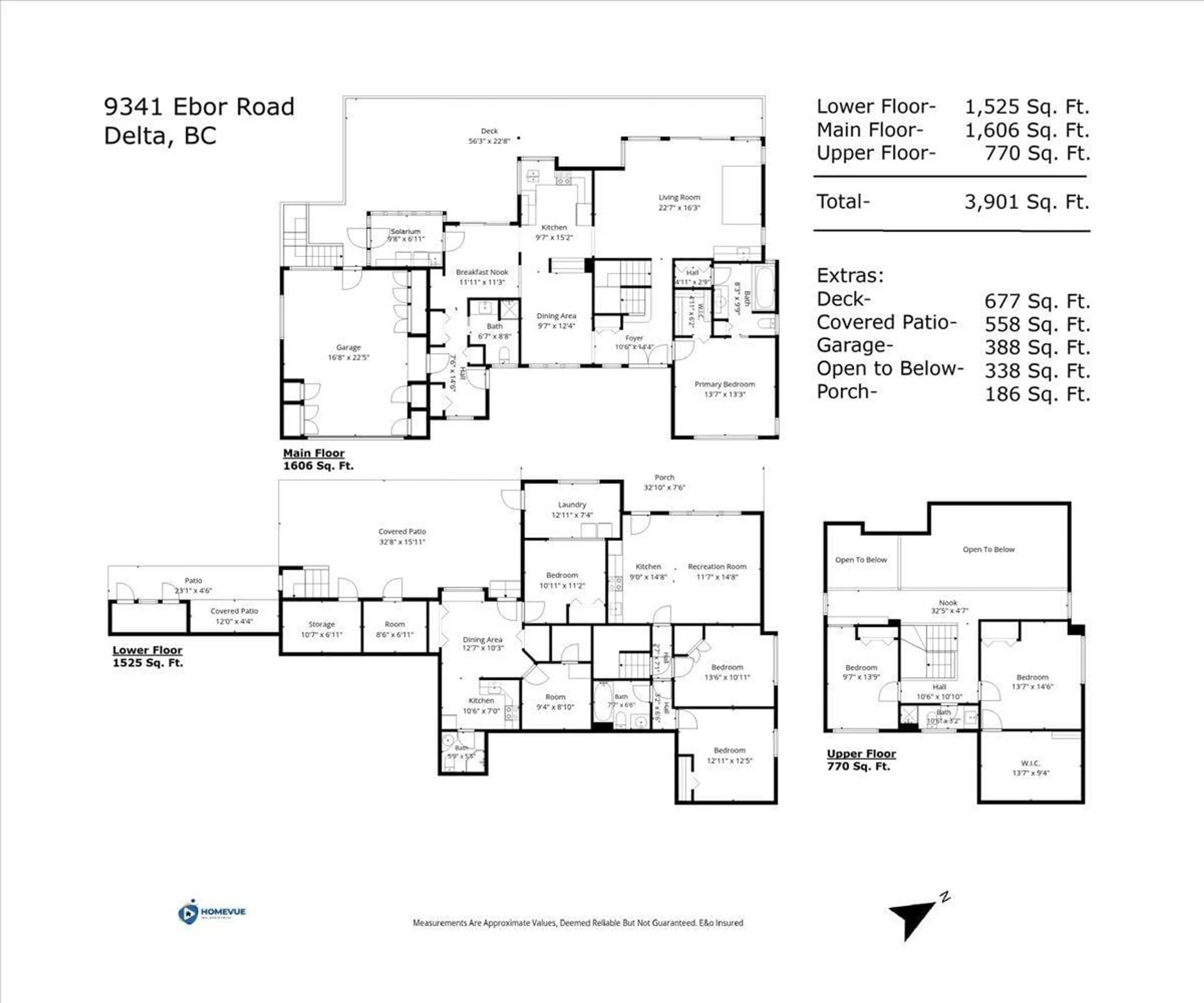 Floor plan for 9341 EBOR ROAD, Delta British Columbia V4C4R4