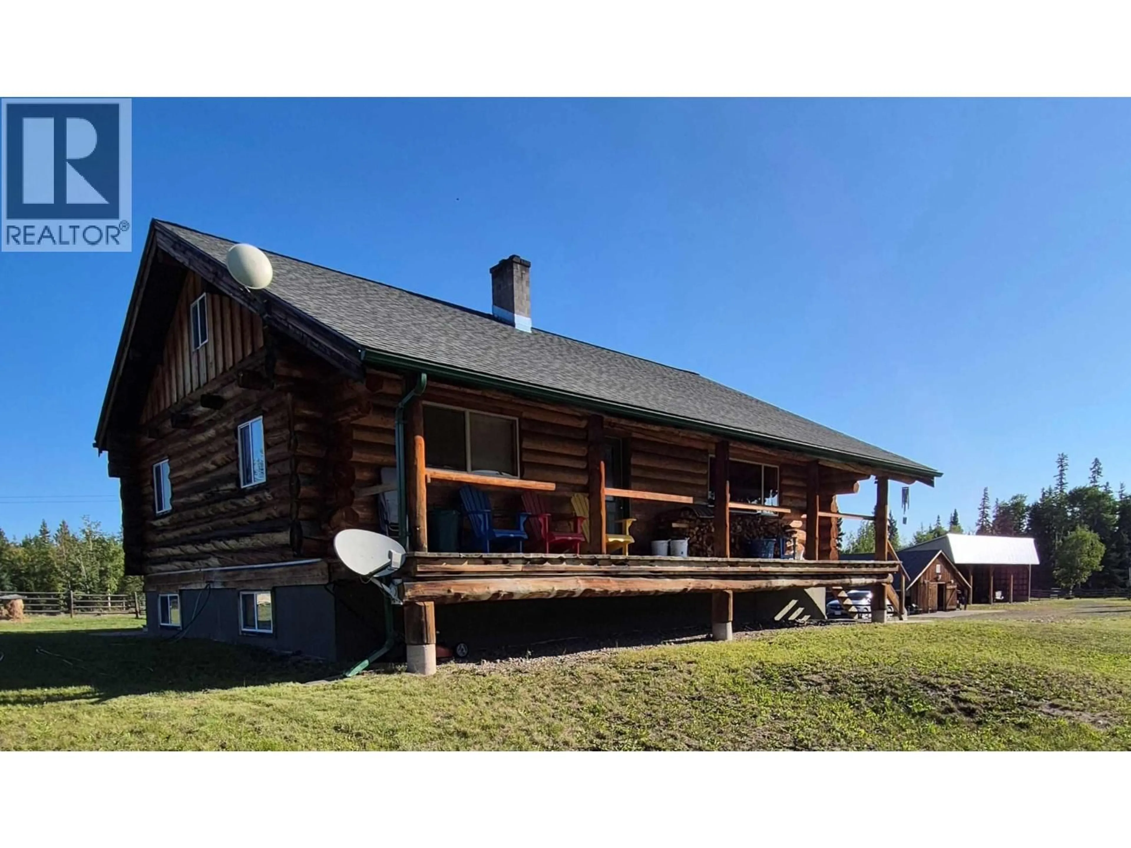 A pic from outside/outdoor area/front of a property/back of a property/a pic from drone, building for 17849 LANGSTON ROAD, Vanderhoof British Columbia V0J3A1