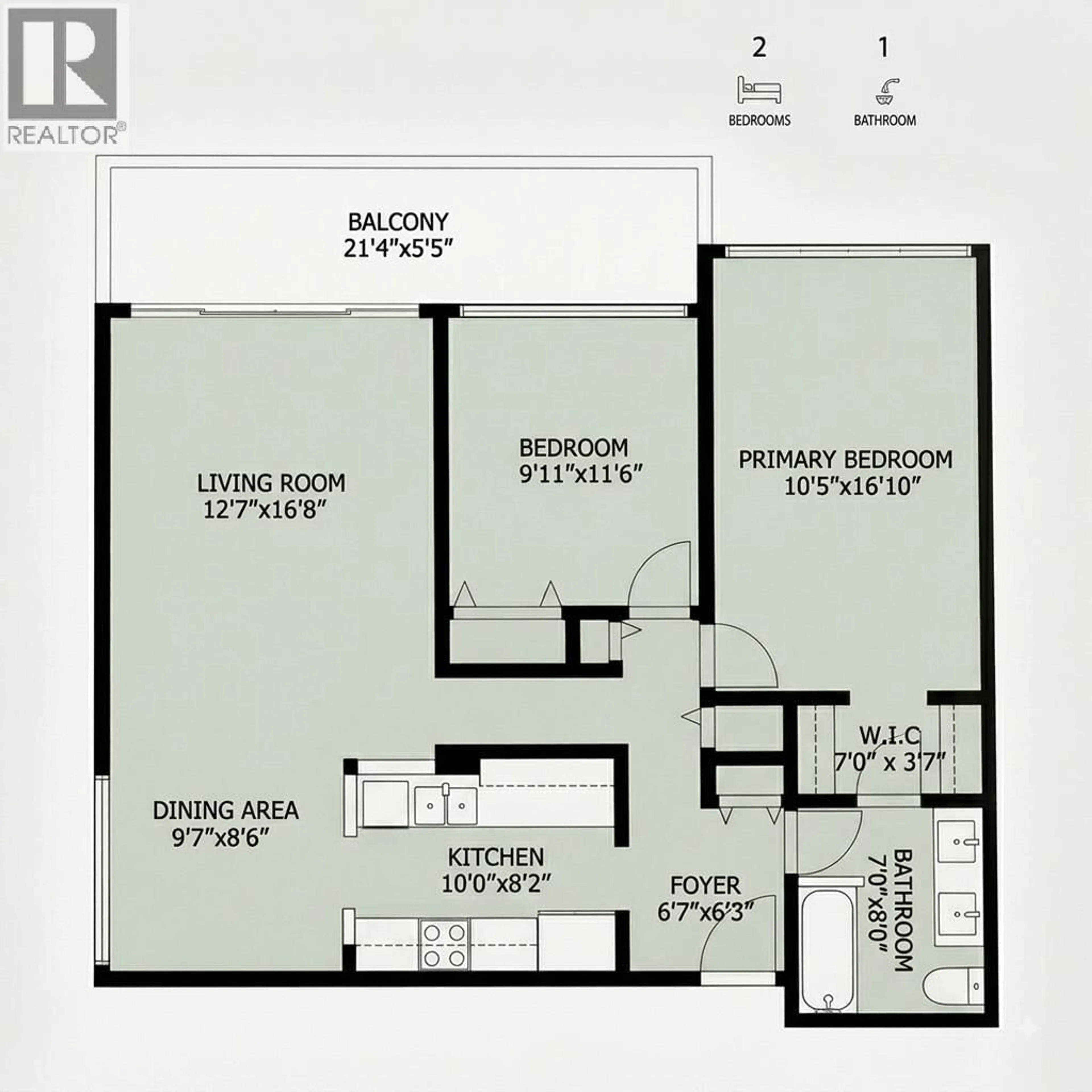 Floor plan for 602 - 2060 BELLWOOD AVENUE, Burnaby British Columbia V5B4V2