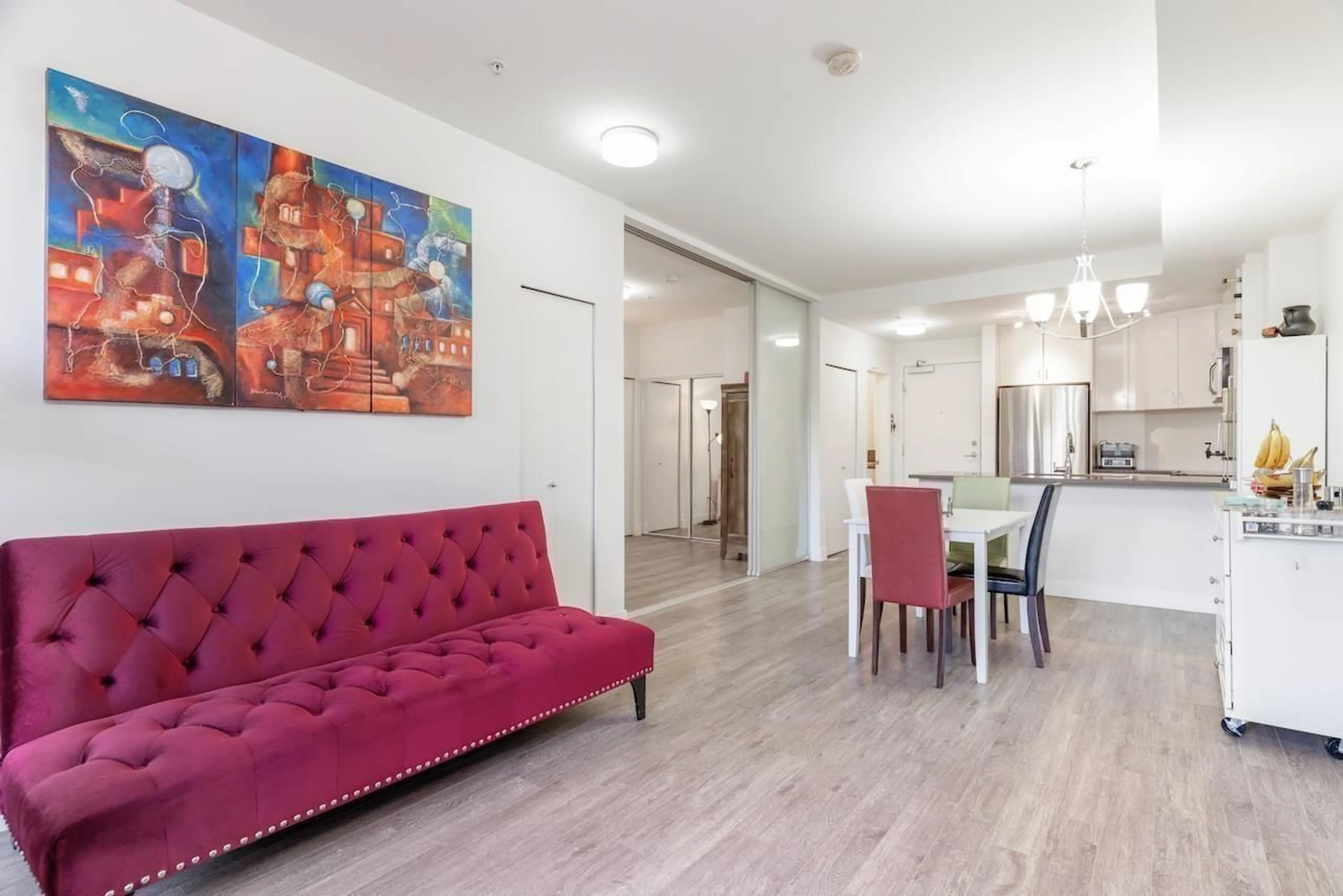 Living room with furniture, unknown for 311 - 13919 FRASER HIGHWAY, Surrey British Columbia V3T4E6
