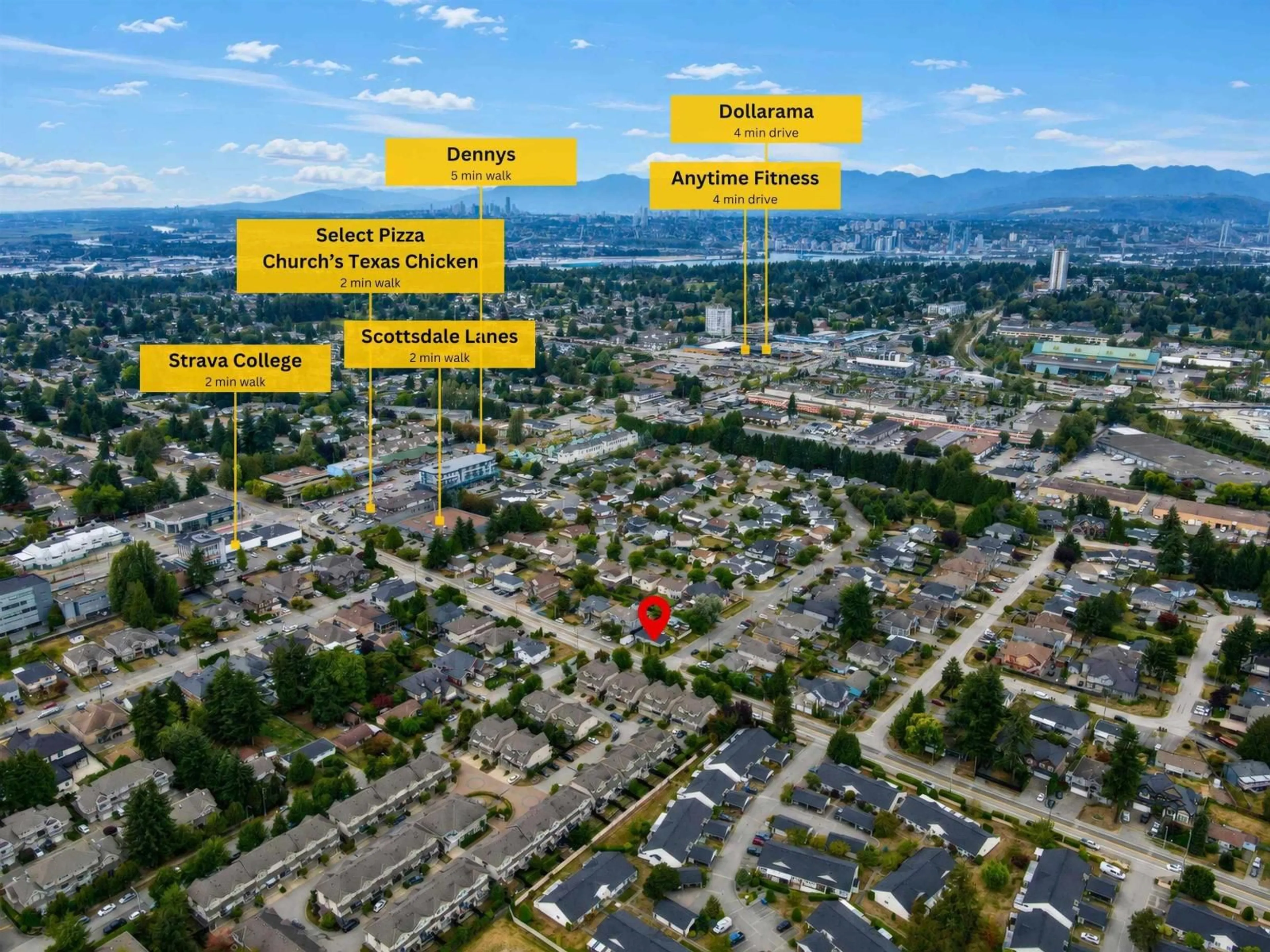 A pic from outside/outdoor area/front of a property/back of a property/a pic from drone, street for 12141 84 AVENUE, Surrey British Columbia V3W6K6