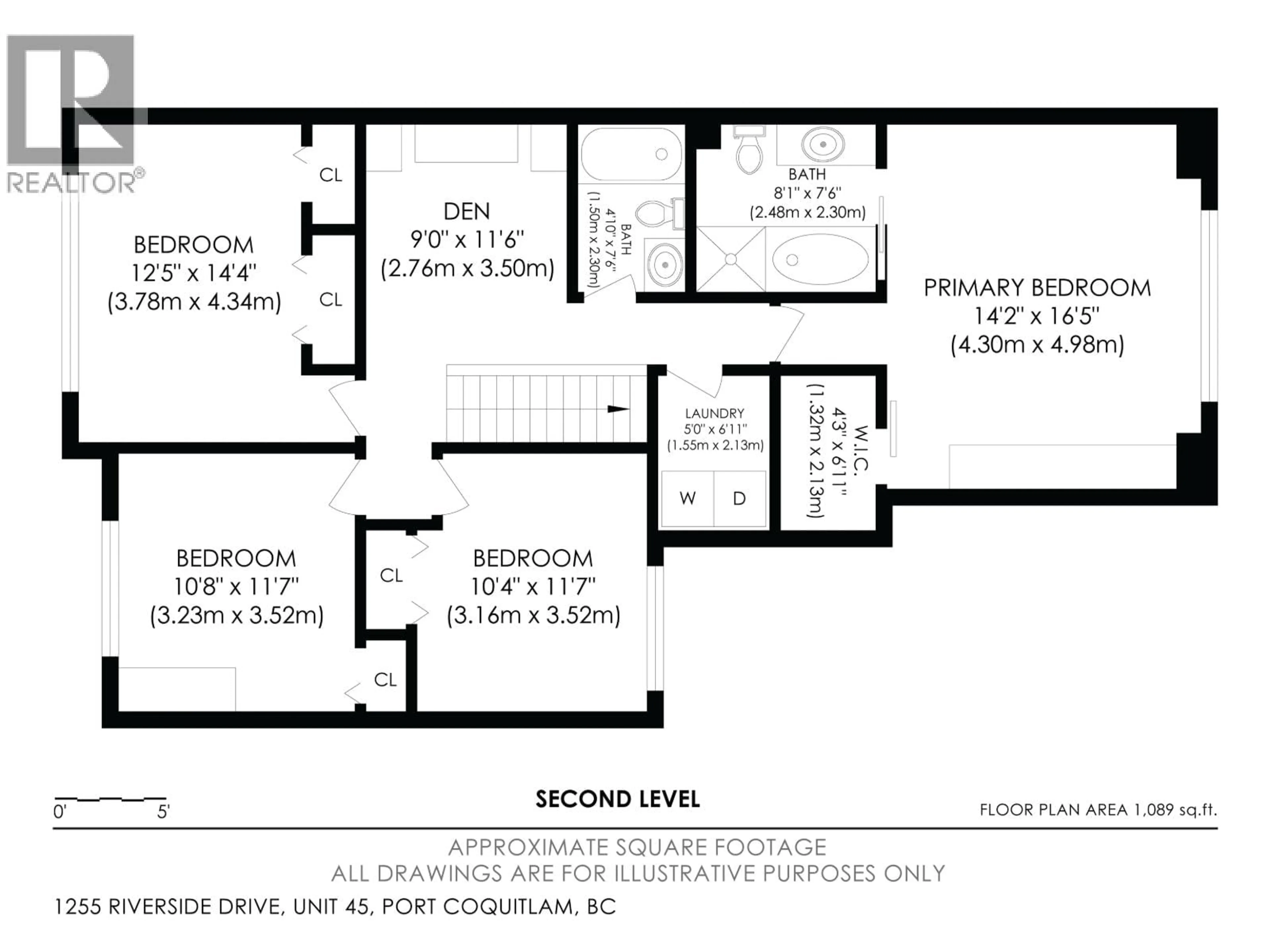 Floor plan for 45 - 1255 RIVERSIDE DRIVE, Port Coquitlam British Columbia V3B7W5
