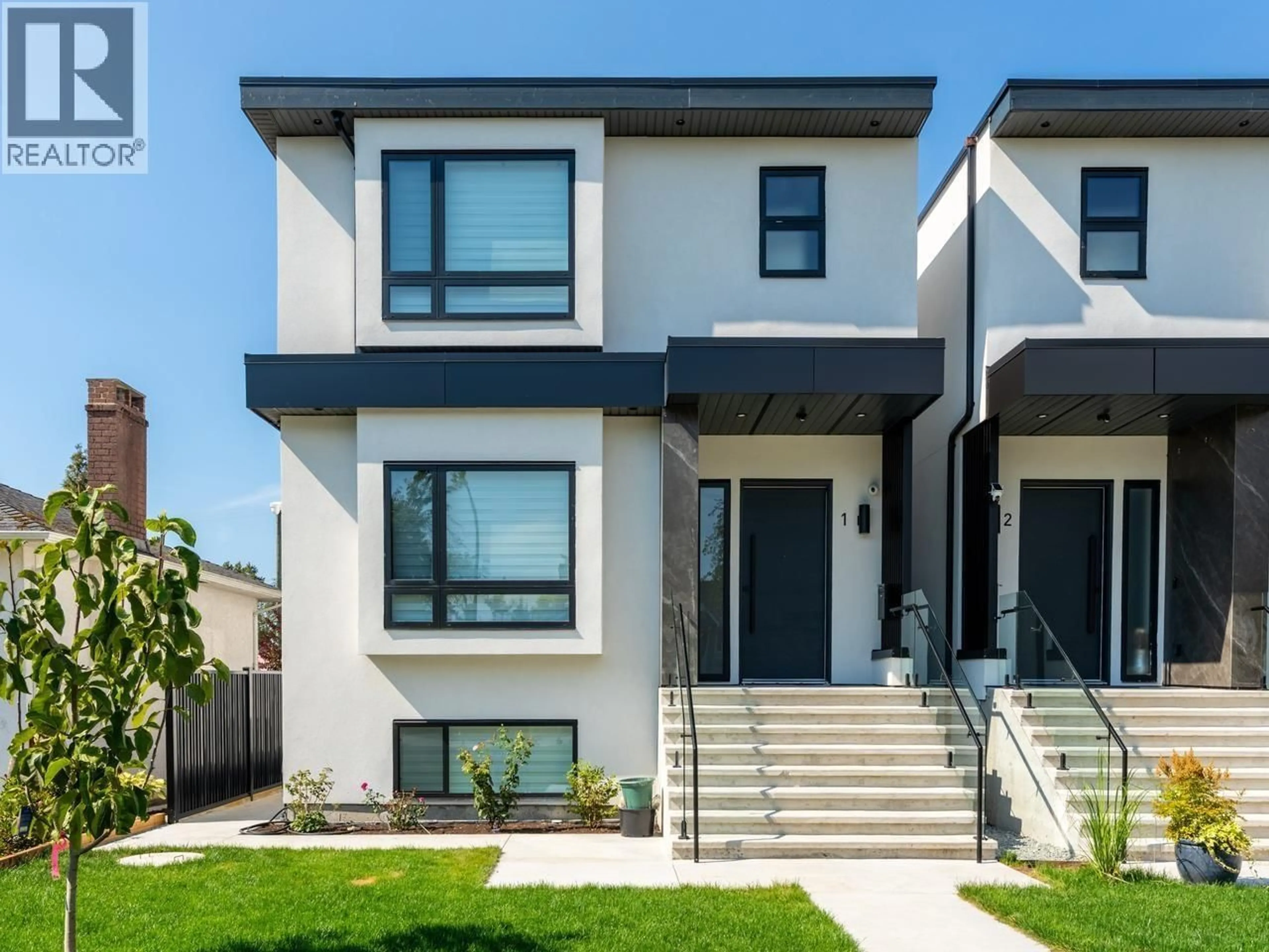 Home with brick exterior material, street for 1 - 8633 12TH AVENUE, Burnaby British Columbia V3N2M1
