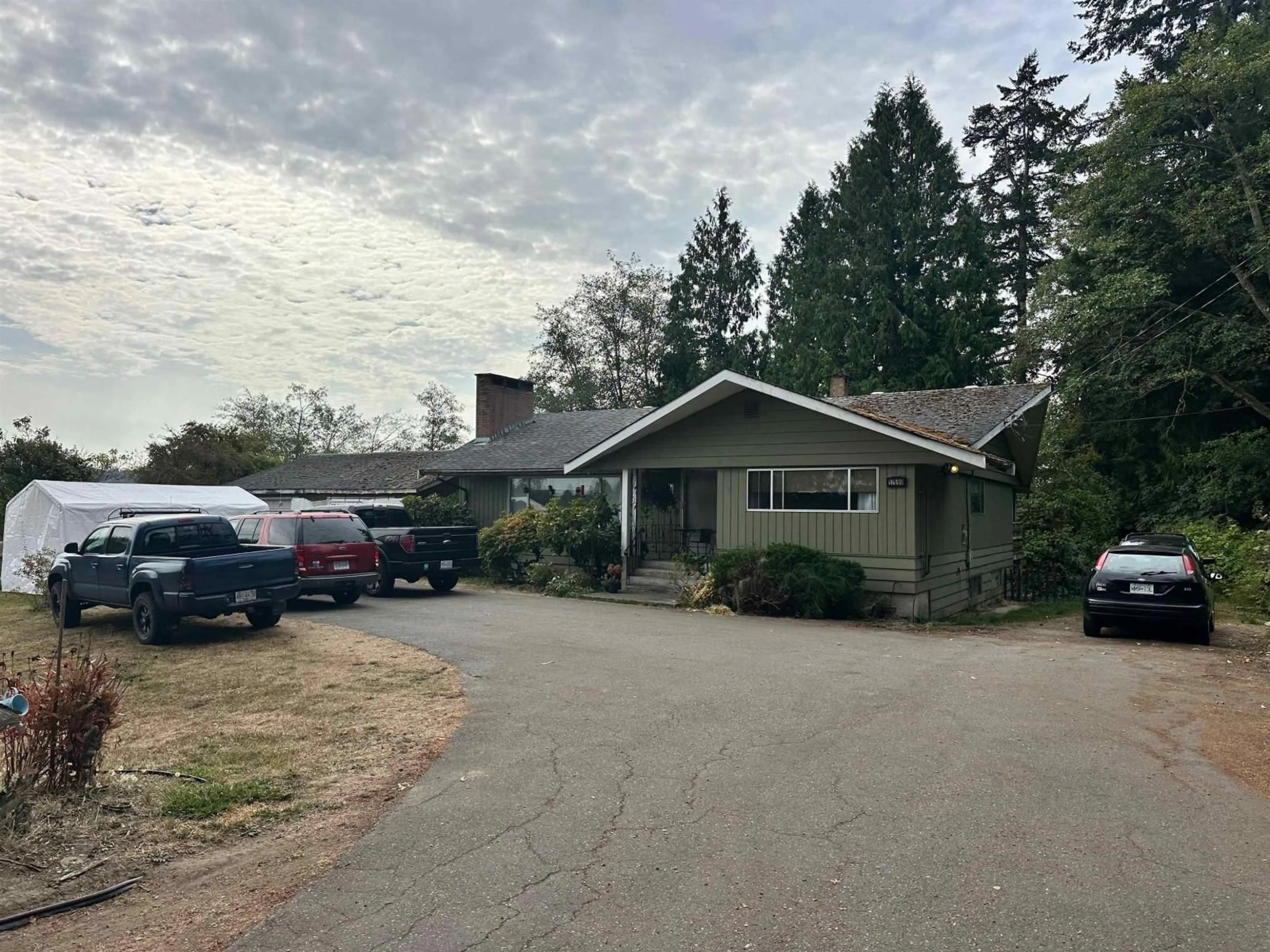 A pic from outside/outdoor area/front of a property/back of a property/a pic from drone, street for 17720 12 AVENUE, Surrey British Columbia V3Z9R9