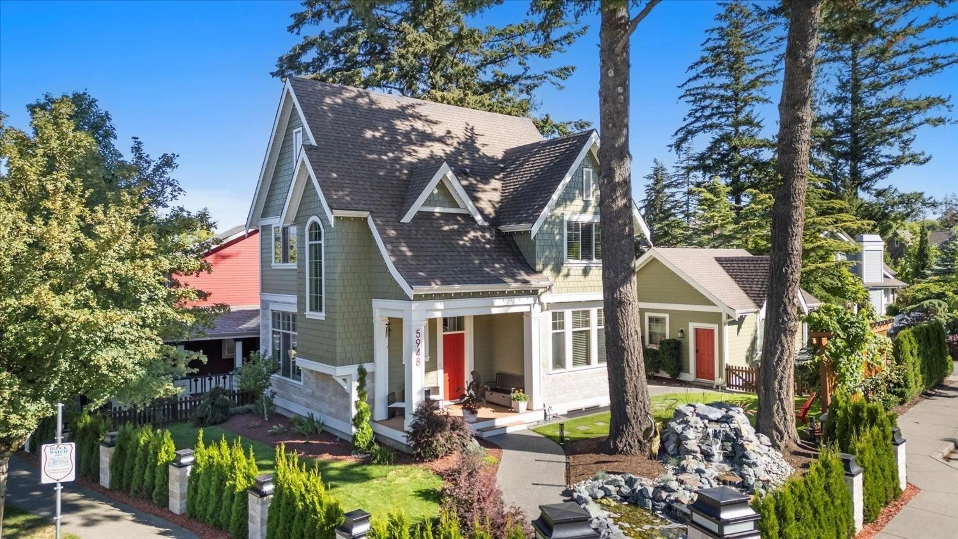 Home with vinyl exterior material, street for 5948 MATSQUI STREET, Chilliwack British Columbia V2R0G6