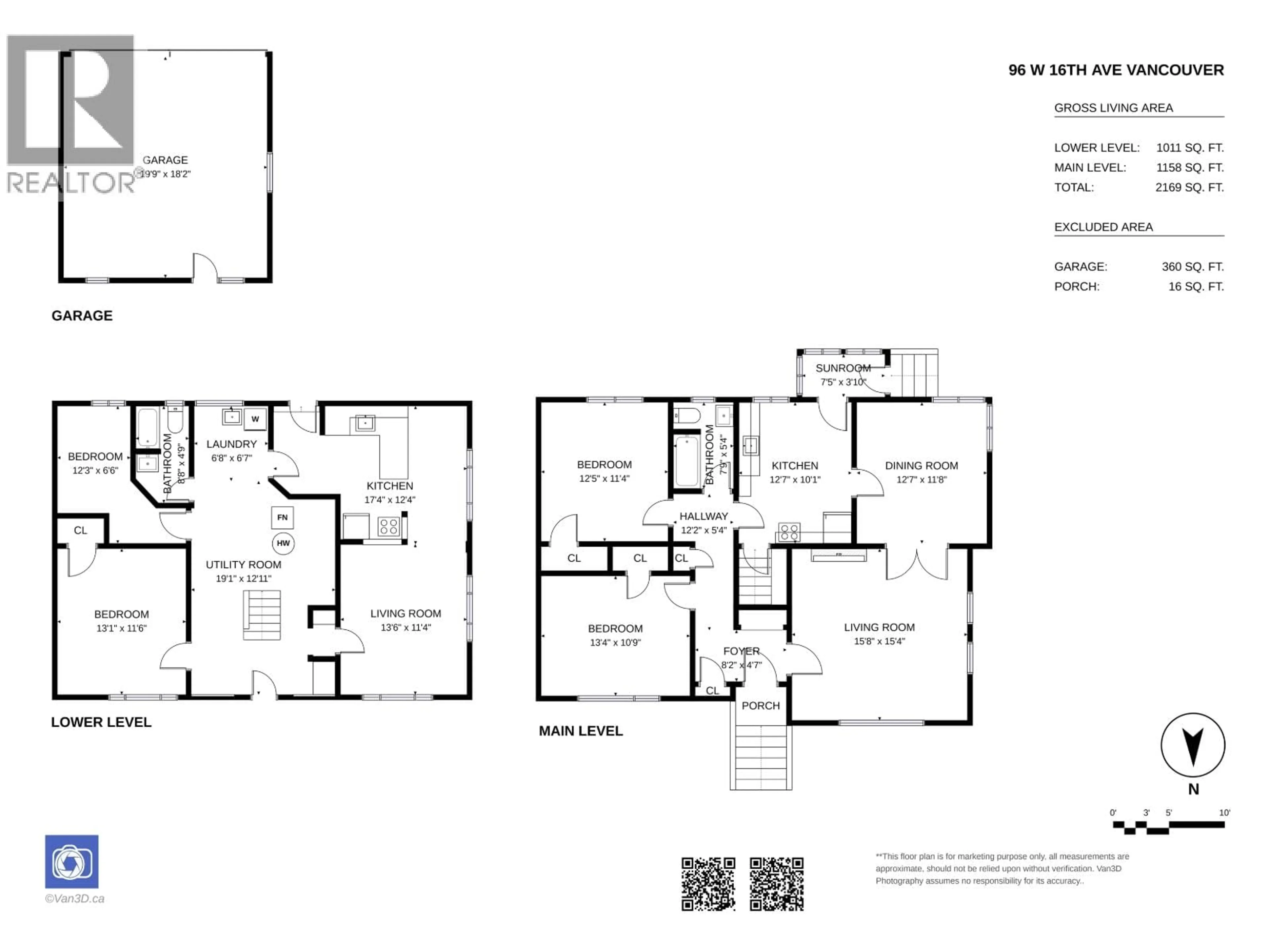 Floor plan for 96 16TH AVENUE, Vancouver British Columbia V5Y1Y6