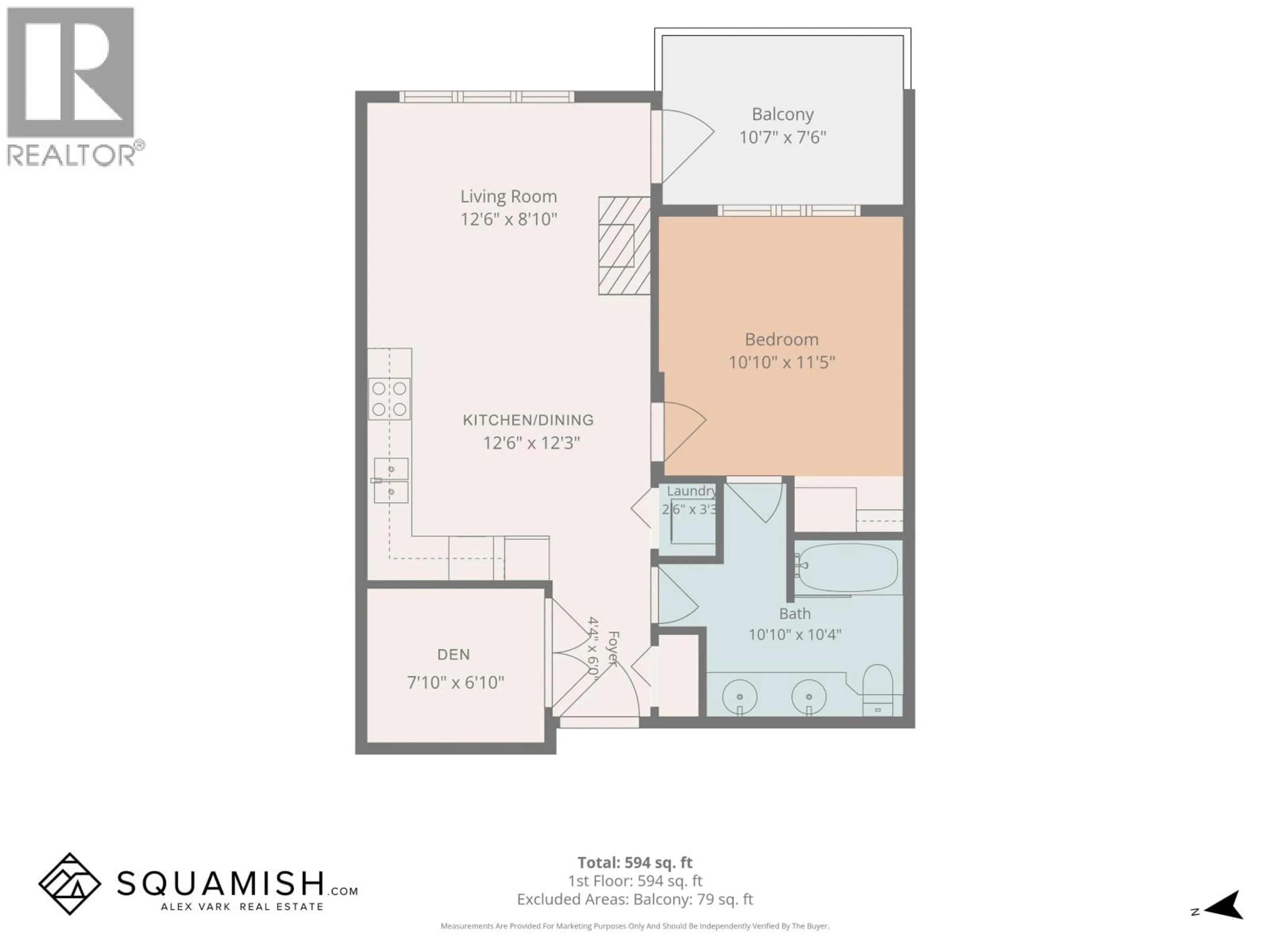 Floor plan for 504 - 1211 VILLAGE GREEN WAY, Squamish British Columbia V8B0R7