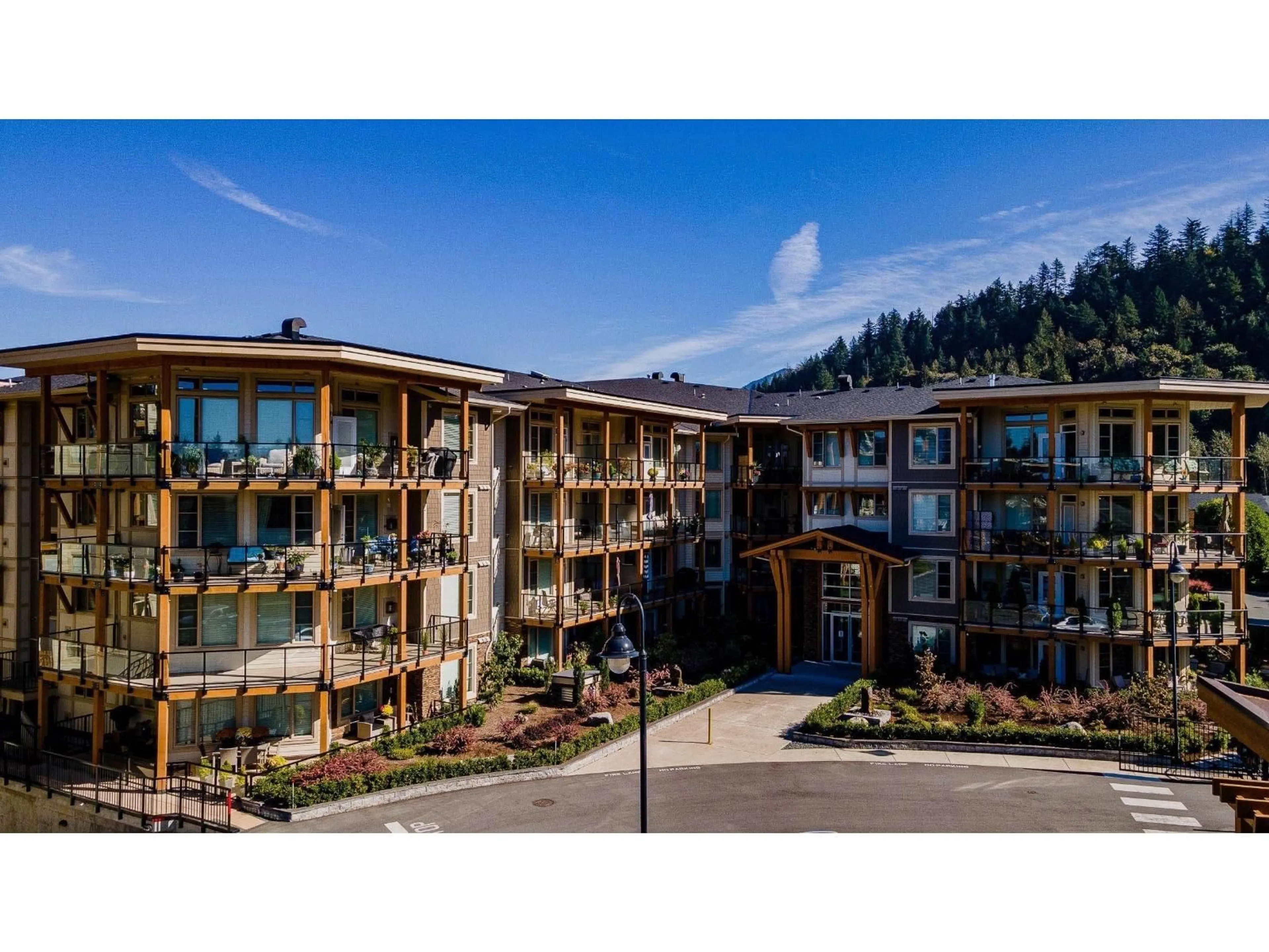 A pic from outside/outdoor area/front of a property/back of a property/a pic from drone, mountain view for 311 - 45746 KEITH WILSON ROAD, Chilliwack British Columbia V2R1J9