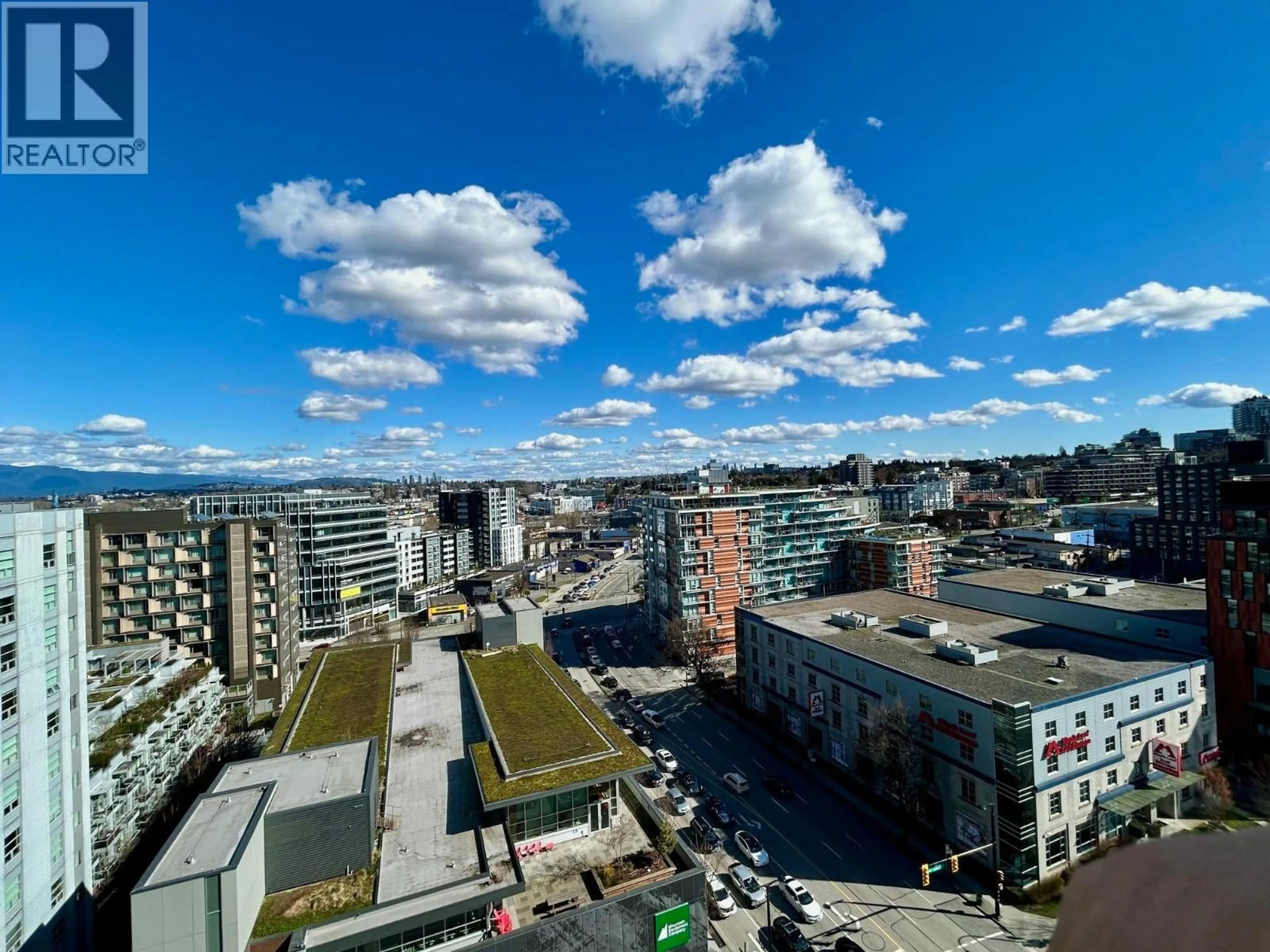 A pic from outside/outdoor area/front of a property/back of a property/a pic from drone, city buildings view from balcony for 1604 - 1775 QUEBEC STREET, Vancouver British Columbia V5T0E3