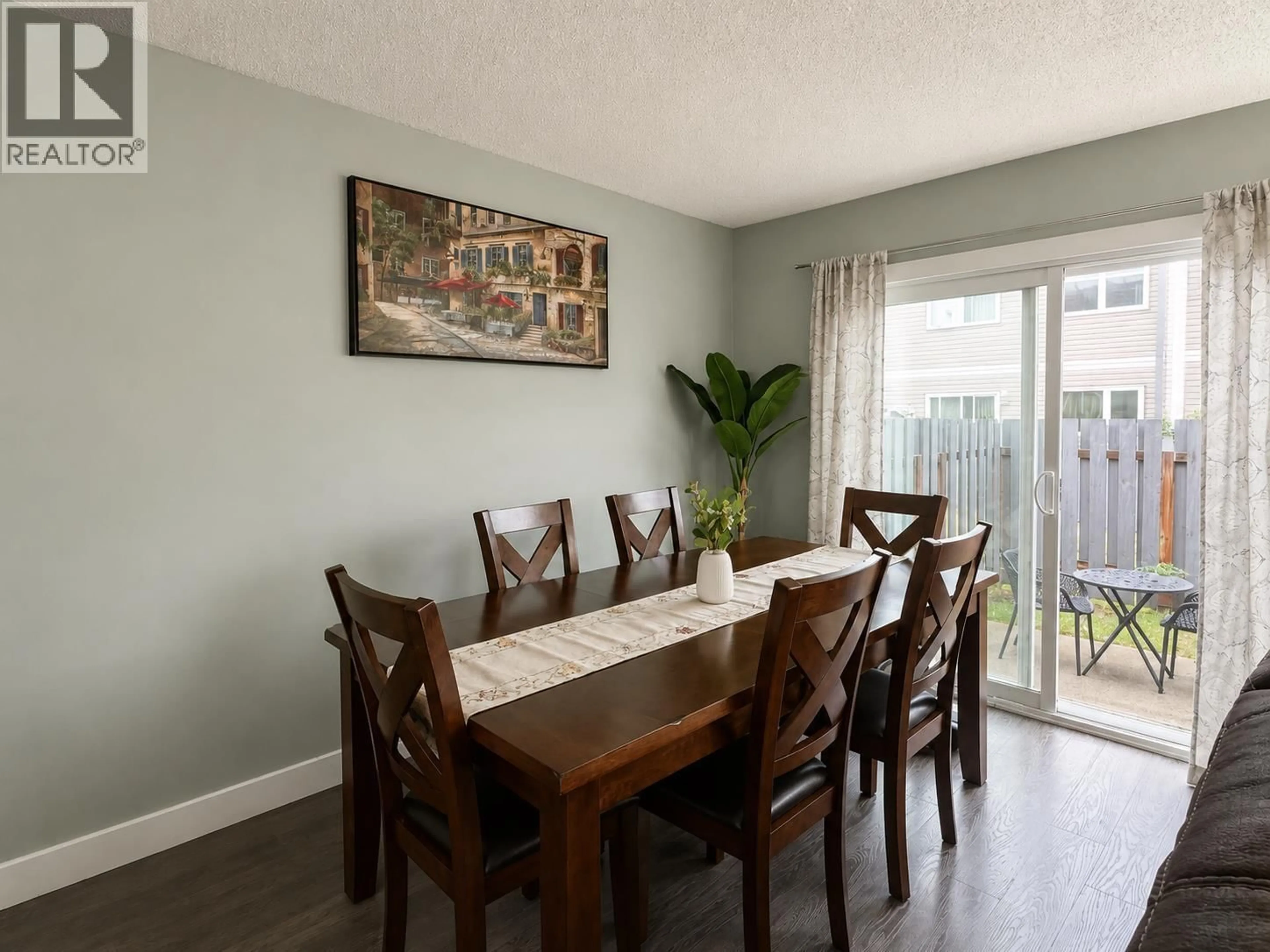 Dining room, wood/laminate floor for 319 - 2550 OSPIKA BOULEVARD, Prince George British Columbia V2N3T2