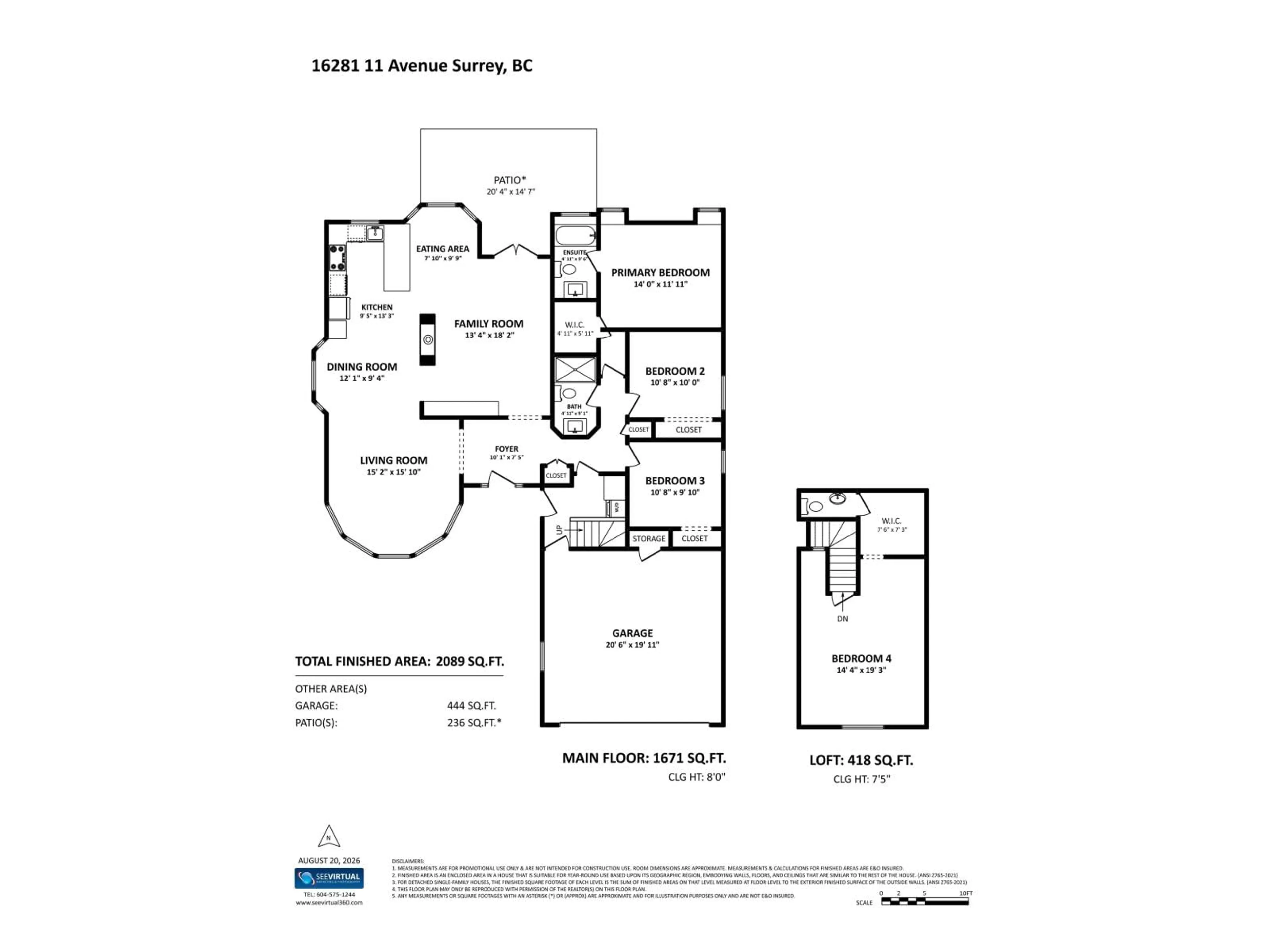 Floor plan for 16281 11 AVENUE, Surrey British Columbia V4A7W9