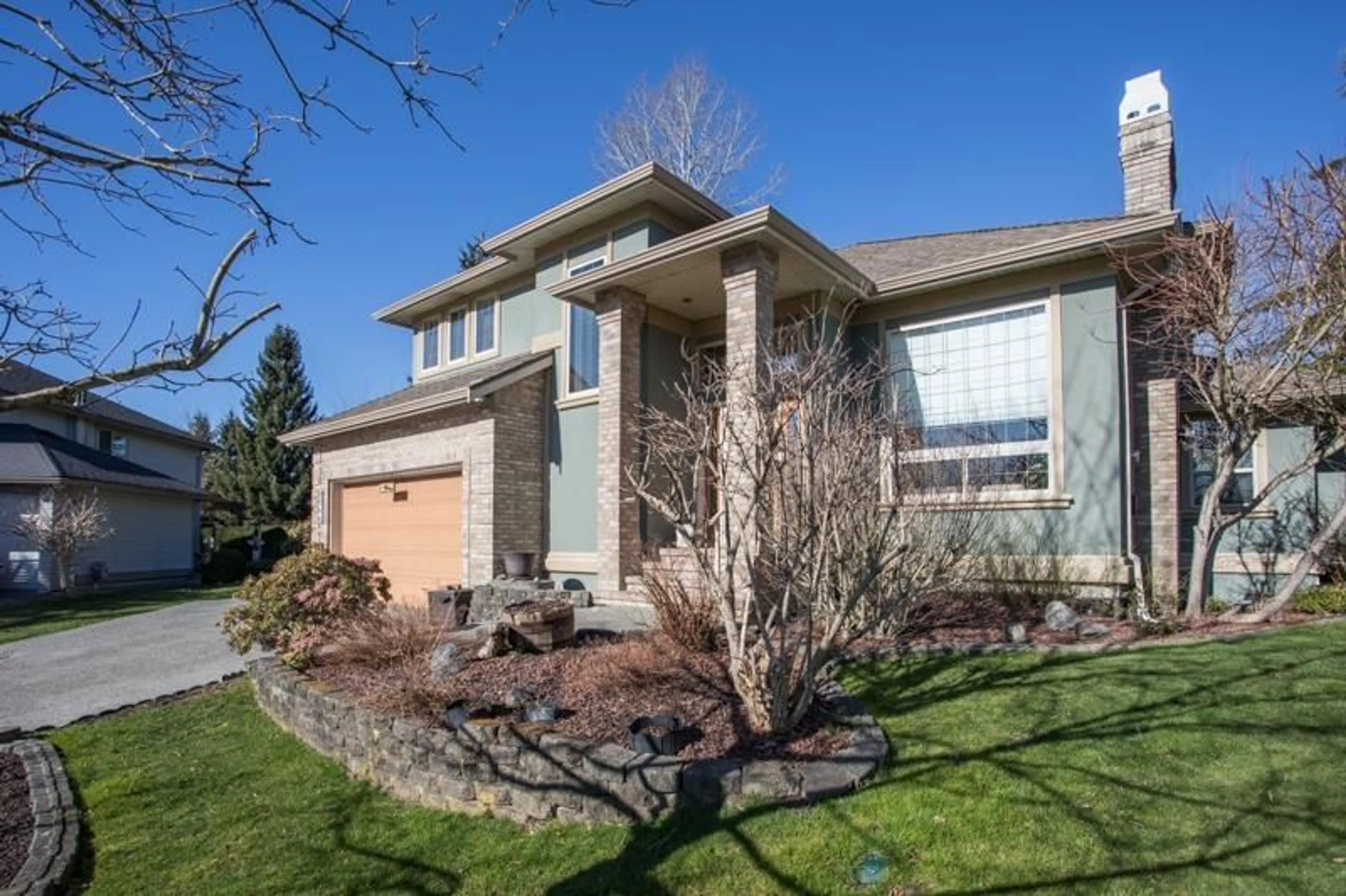 Home with brick exterior material, street for 8044 KESTREL COURT, Surrey British Columbia V3W0V1