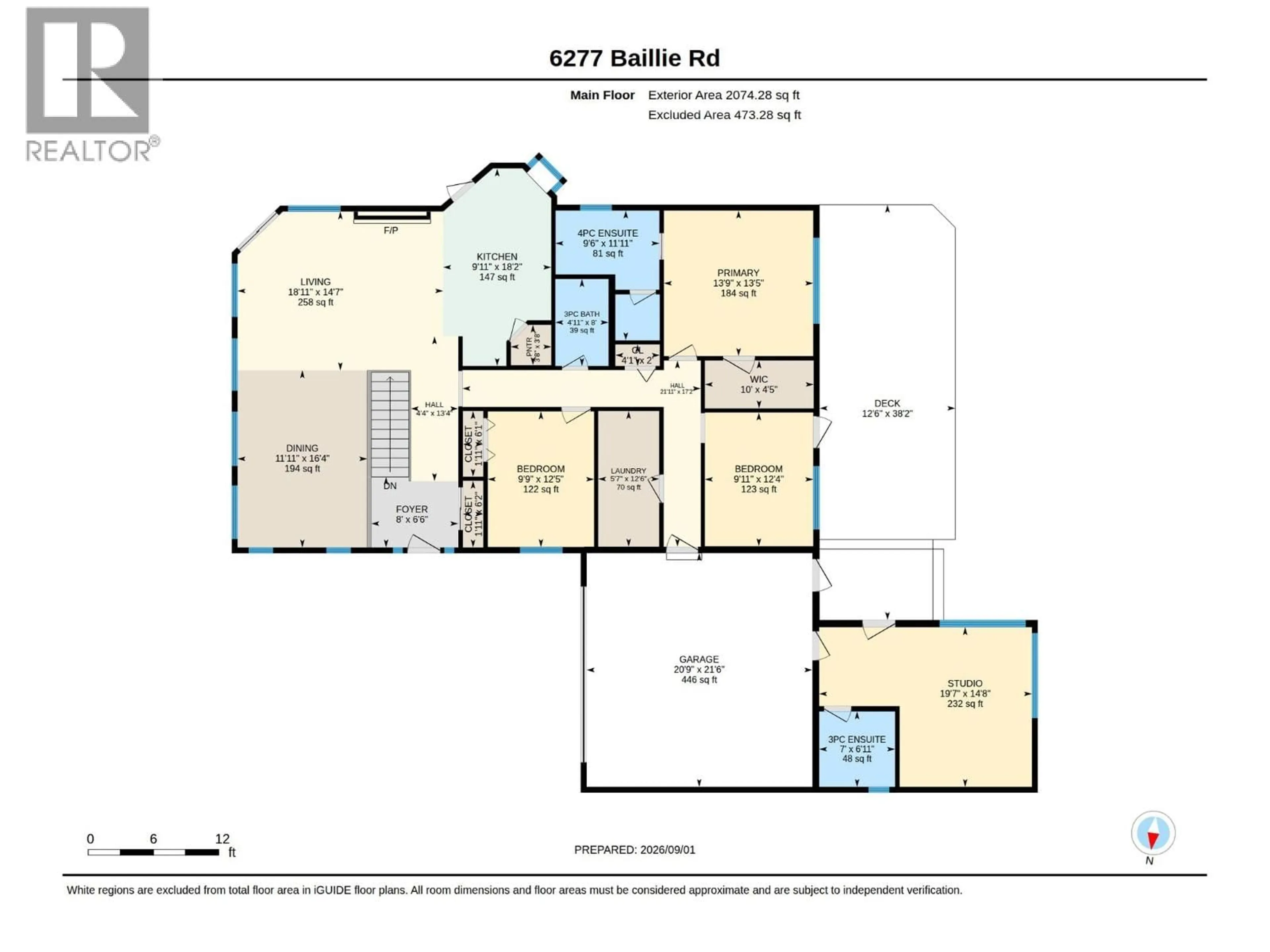Floor plan for 6277 BAILLIE ROAD, Sechelt British Columbia V7Z0R5
