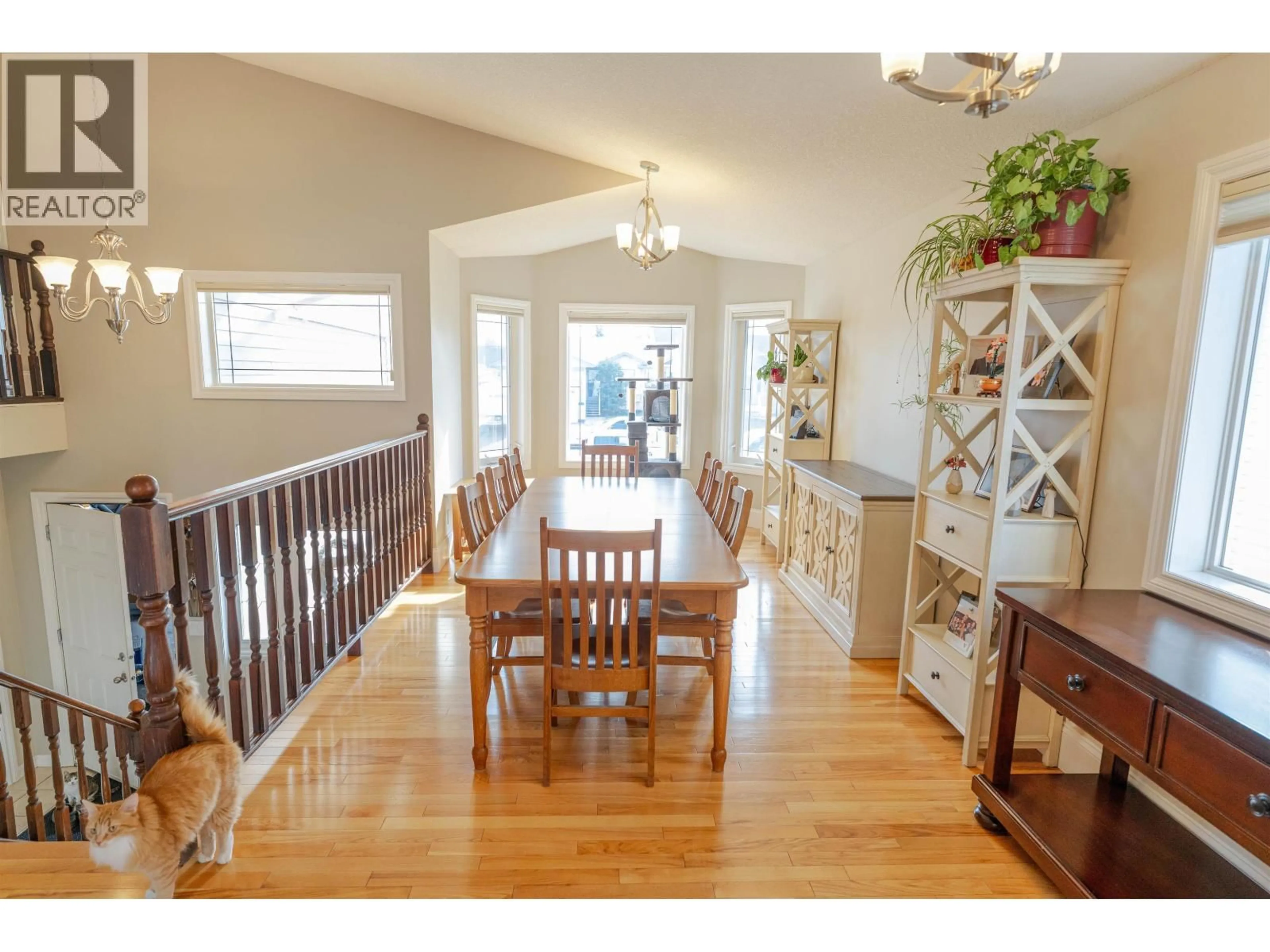 Dining room, wood/laminate floor for 11332 97 STREET, Fort St. John British Columbia V1J7H8