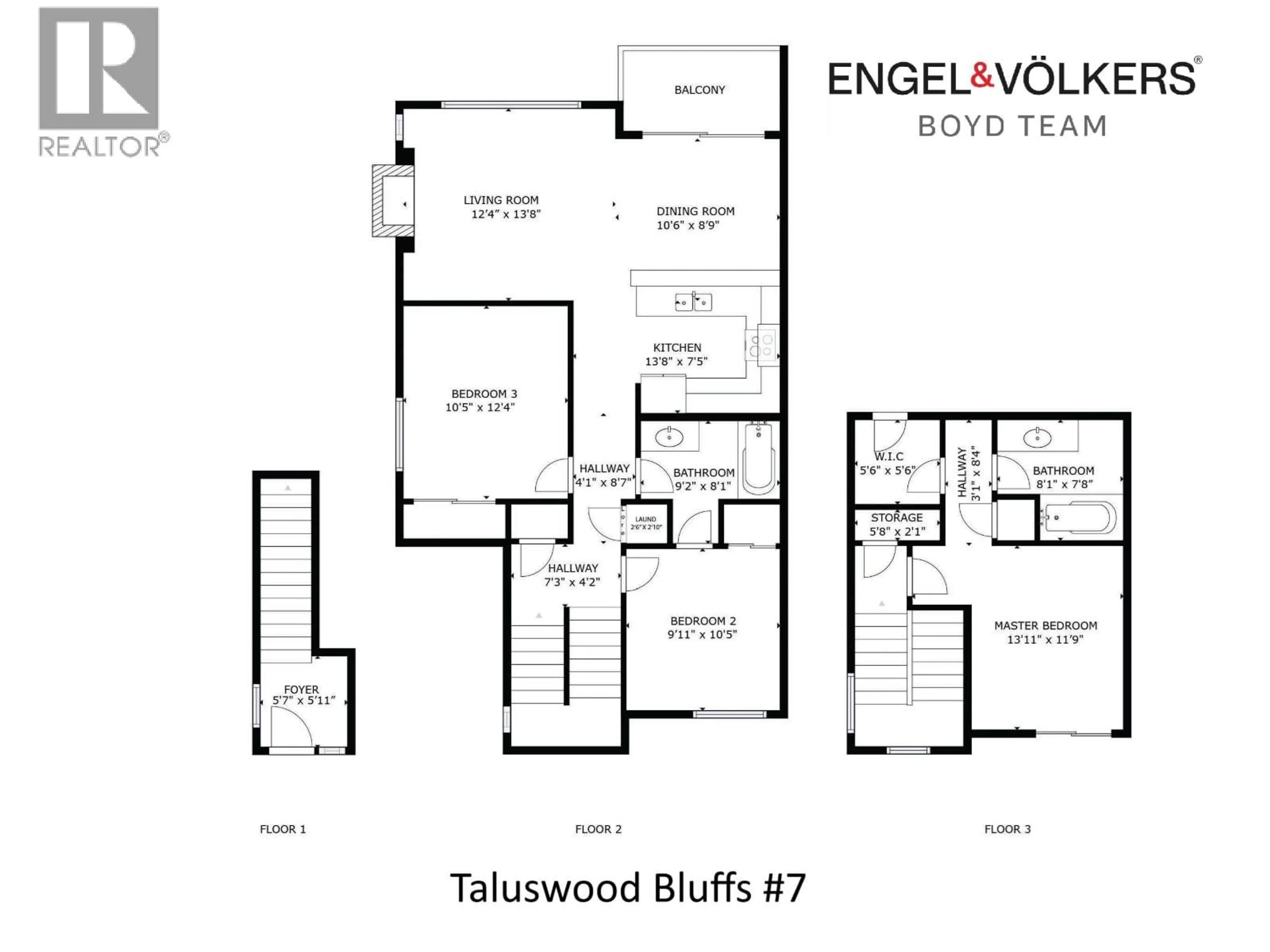 Floor plan for 7 - 2323 TALUSWOOD PLACE, Whistler British Columbia V8E0P9