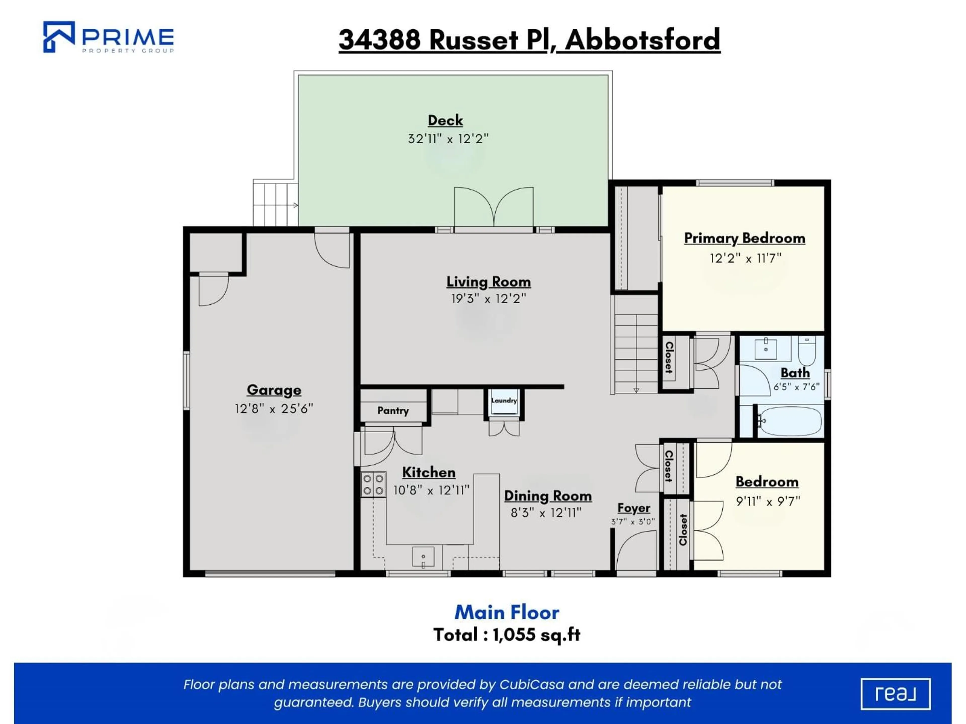 Floor plan for 34388 RUSSET PLACE, Abbotsford British Columbia V2S5E2