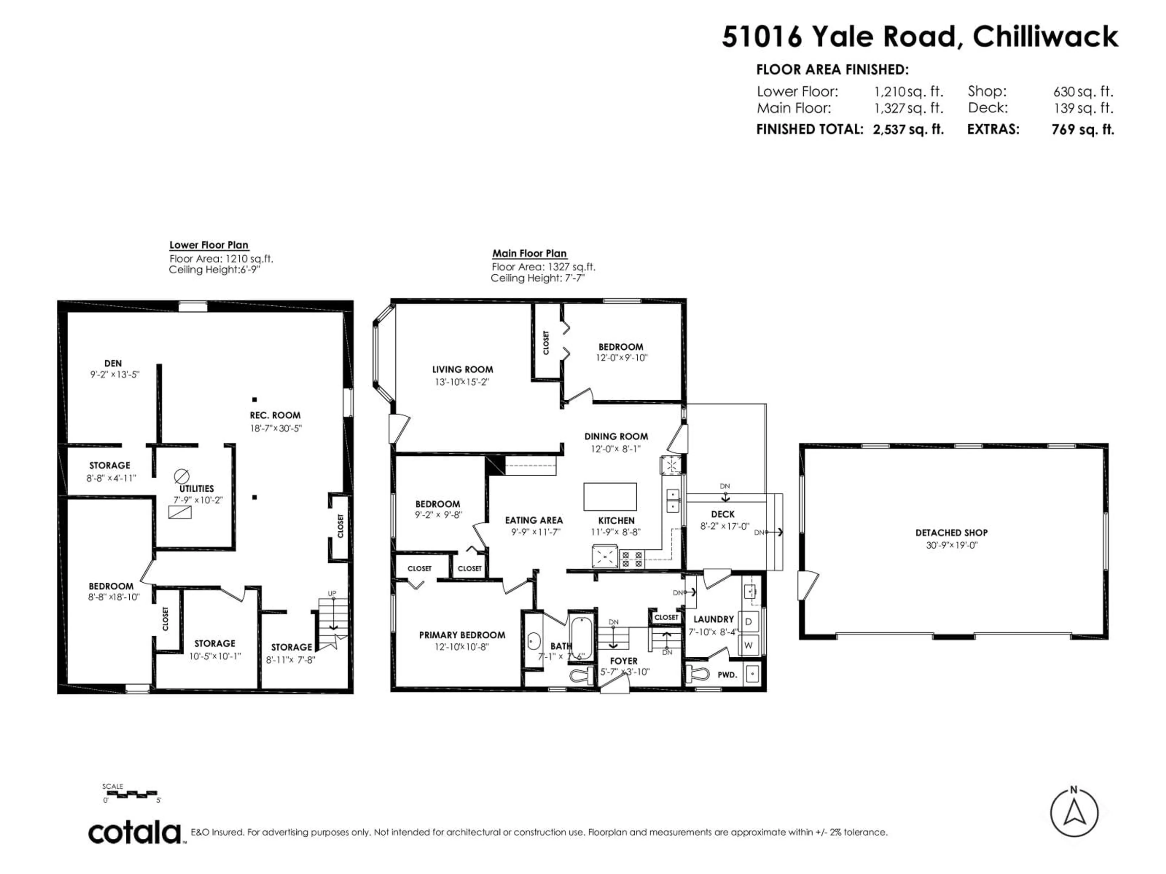 Floor plan for 51016 YALE ROAD, Rosedale British Columbia V0X1X0