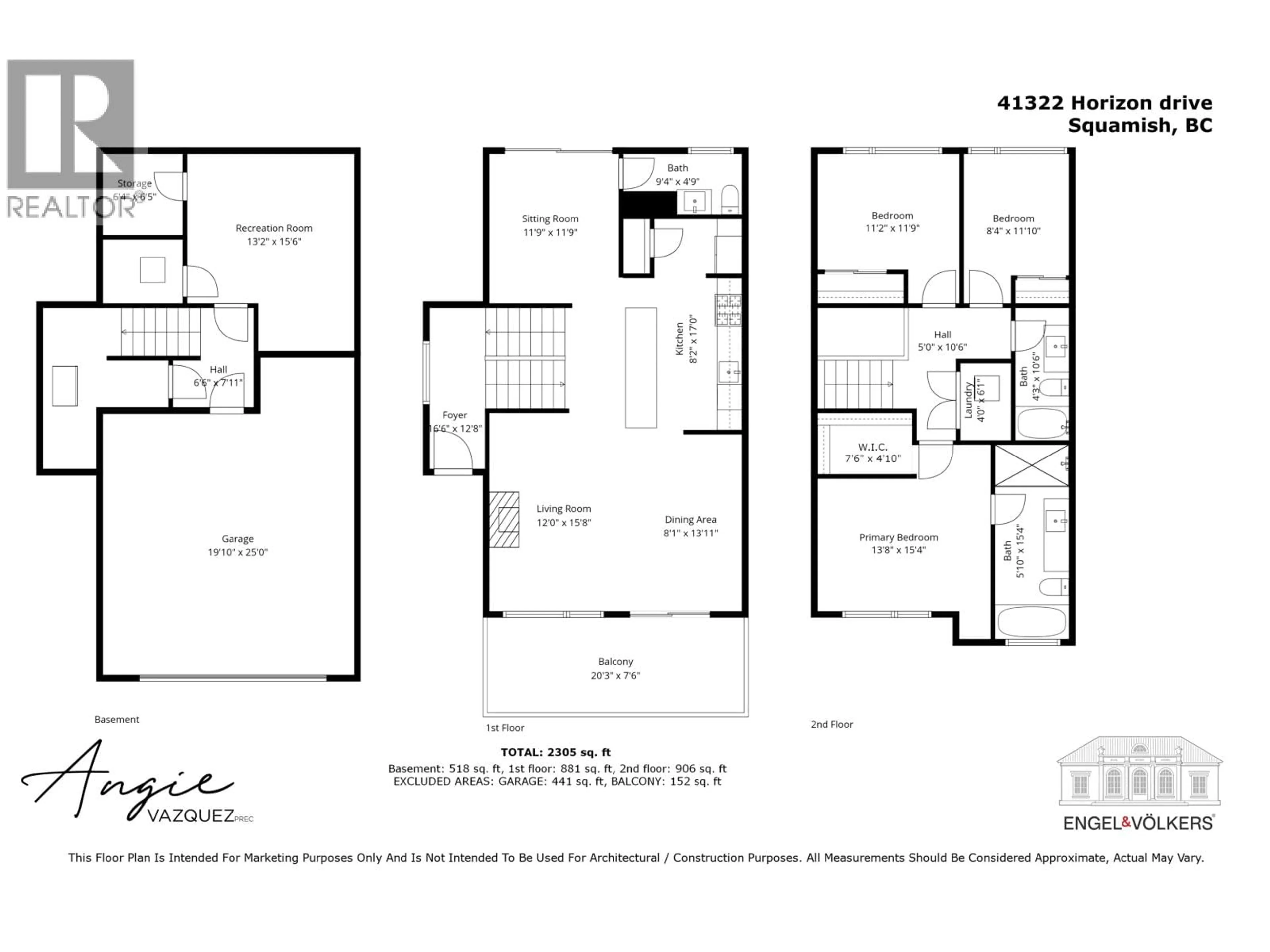 Floor plan for 41322 HORIZON DRIVE, Squamish British Columbia V8B0Y7
