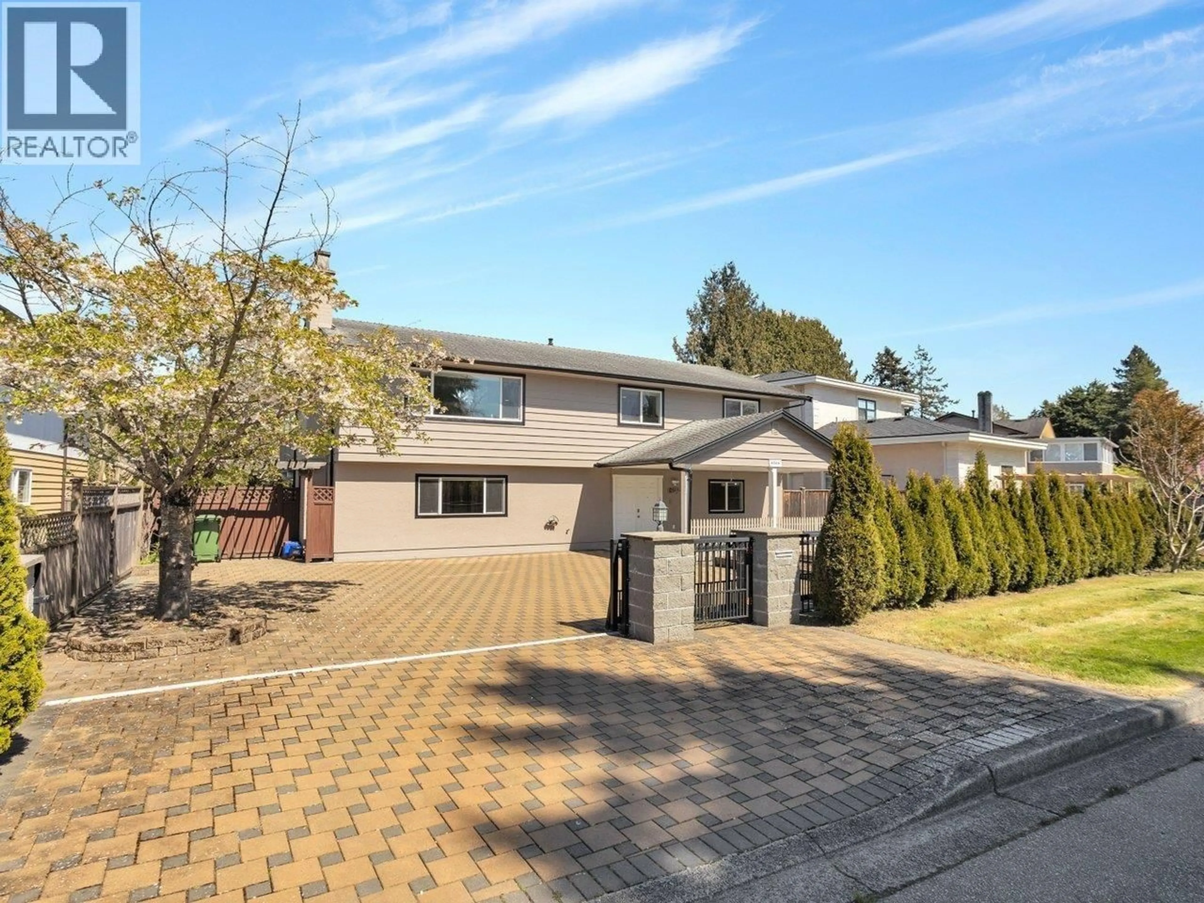 A pic from outside/outdoor area/front of a property/back of a property/a pic from drone, street for 6500 AZURE ROAD, Richmond British Columbia V7C2R9