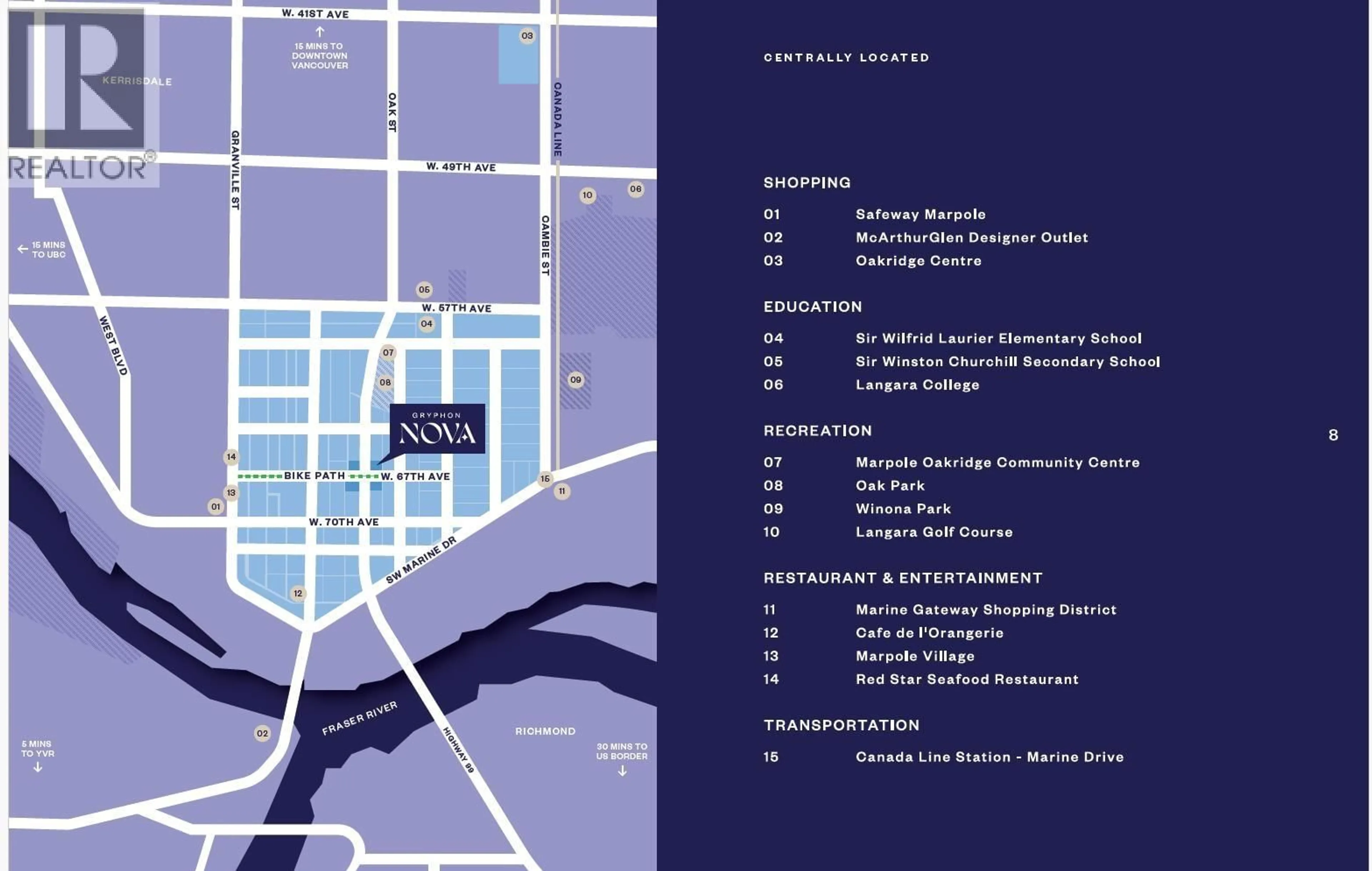 Picture of a map for 404 - 989 67TH AVENUE, Vancouver British Columbia V6P4B1