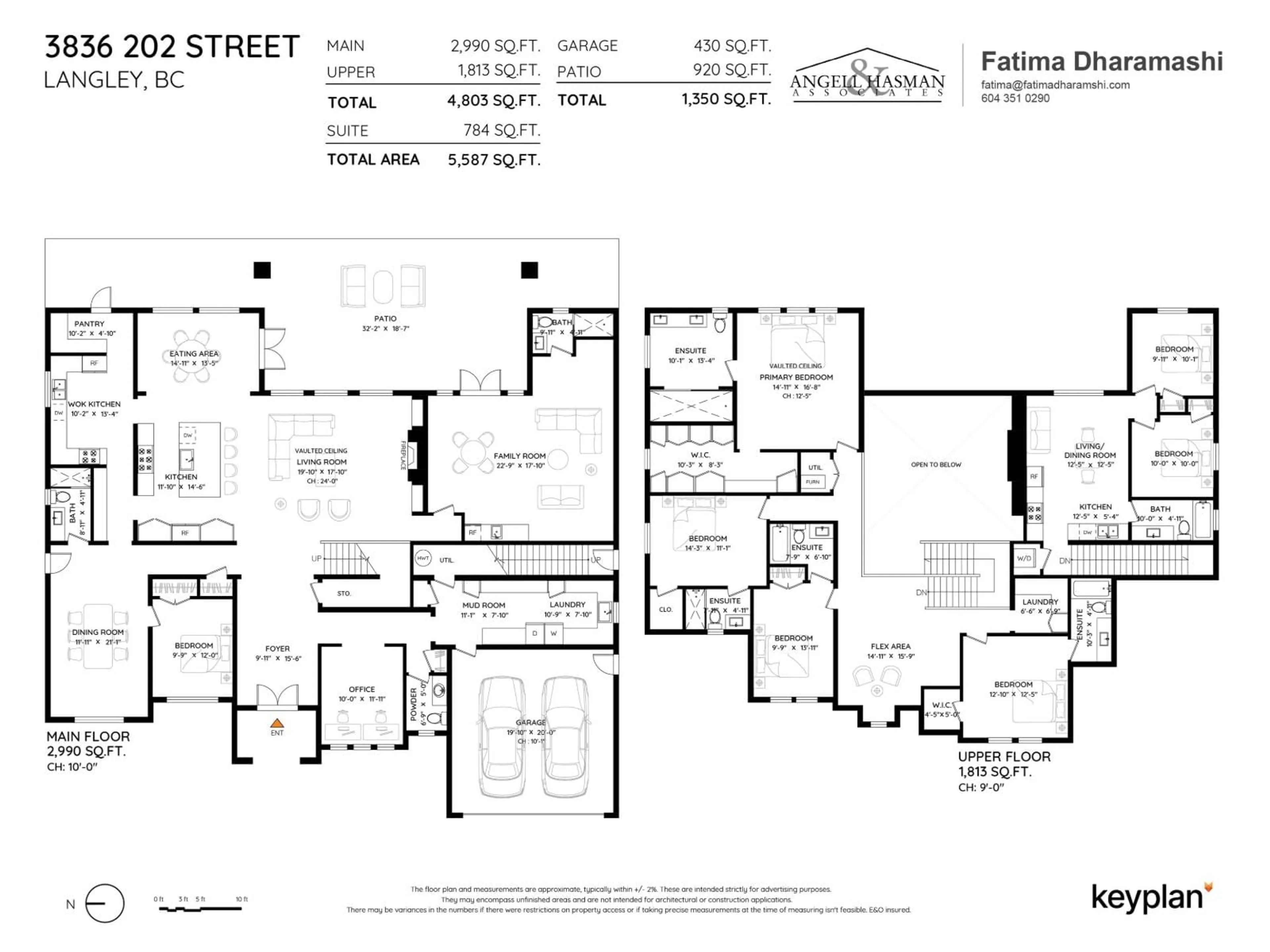 Floor plan for 3836 202 STREET, Langley British Columbia V3A1S1