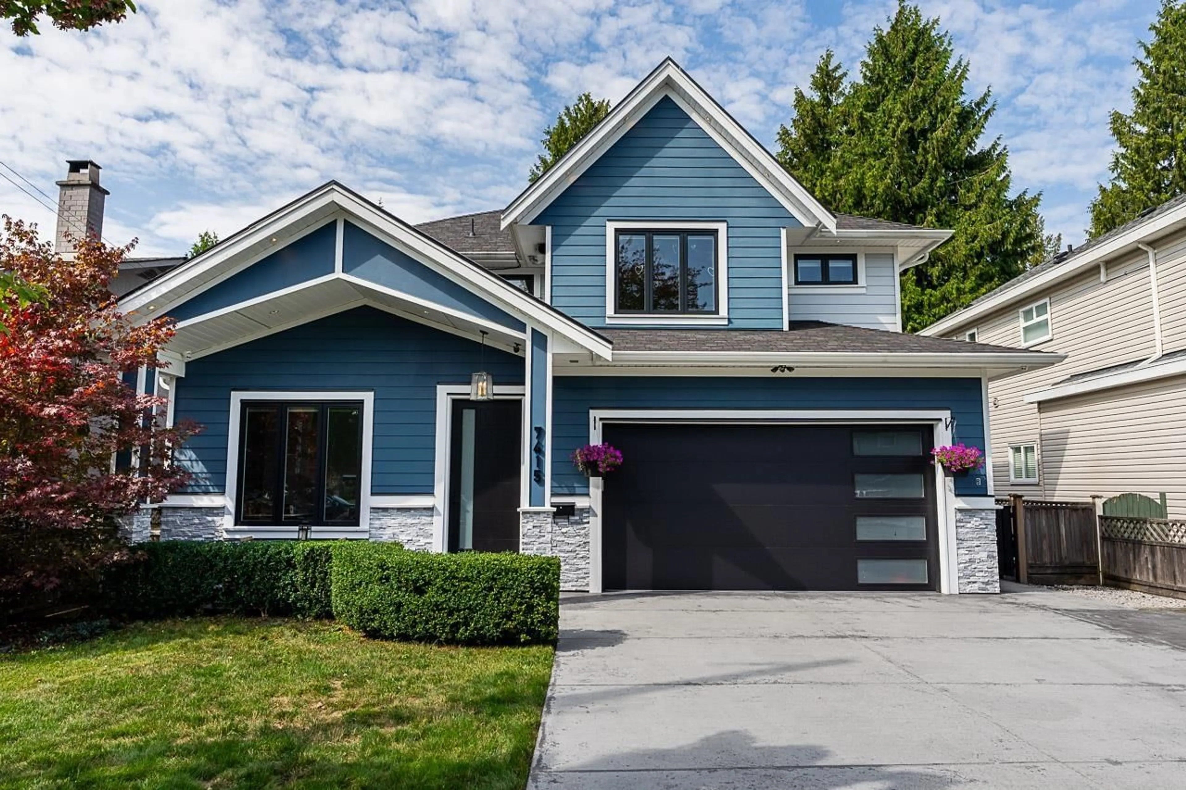 Home with vinyl exterior material, street for 7415 115 STREET, Delta British Columbia V4C5M6