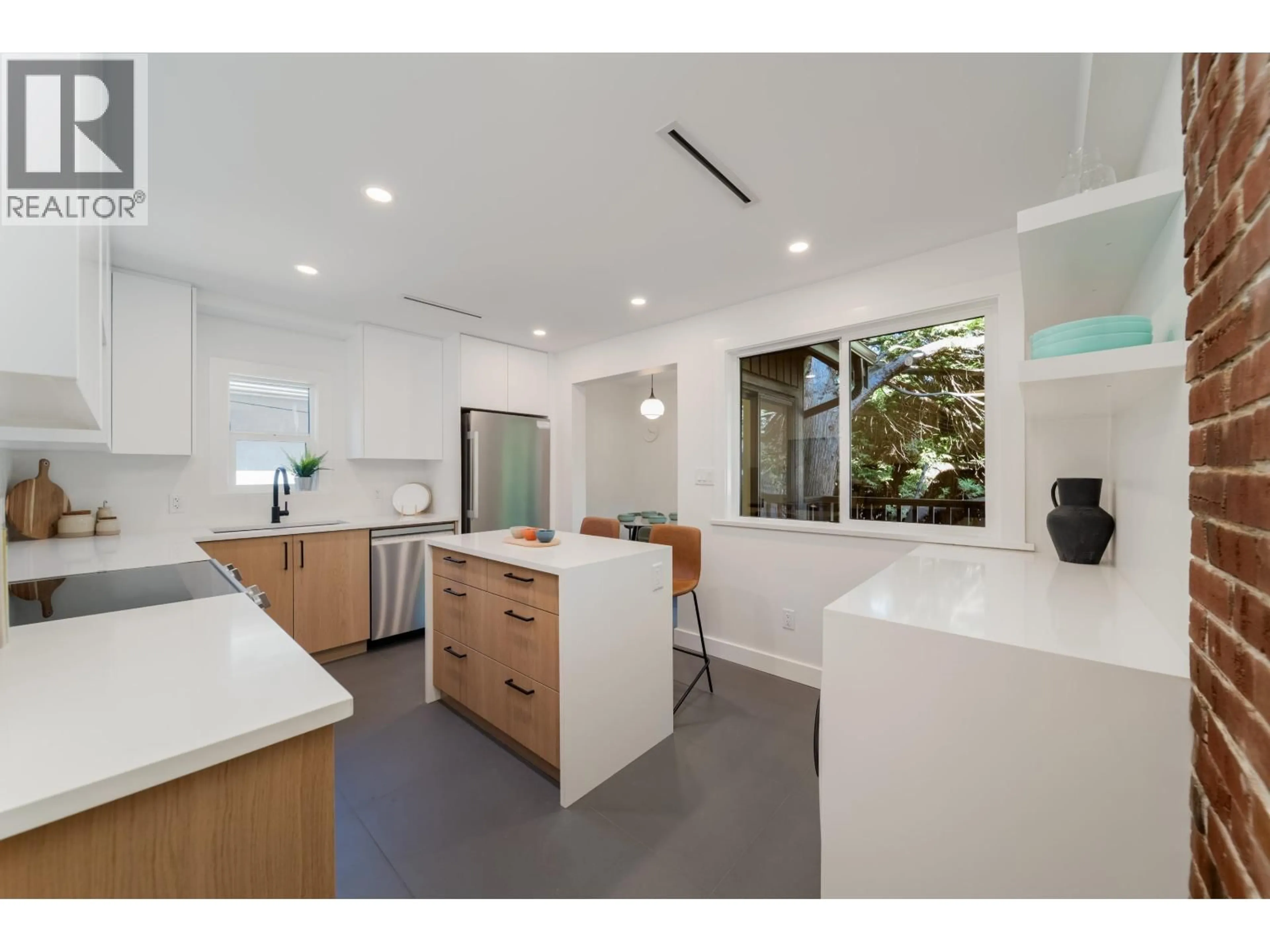 Contemporary kitchen, ceramic/tile floor for 2280 BLENHEIM STREET, Vancouver British Columbia V6K4J3