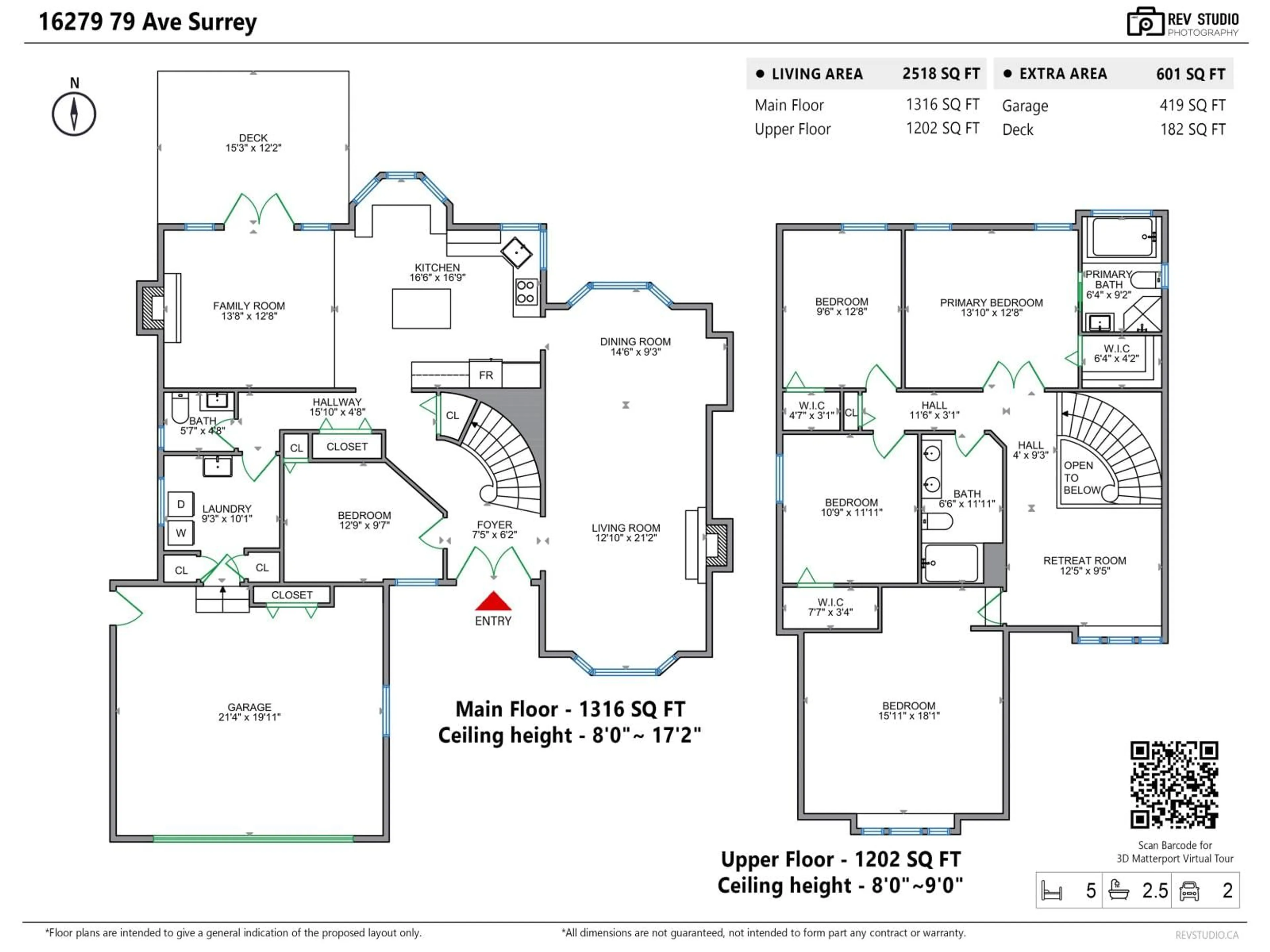 Floor plan for 16279 79 AVENUE, Surrey British Columbia V4N0K4