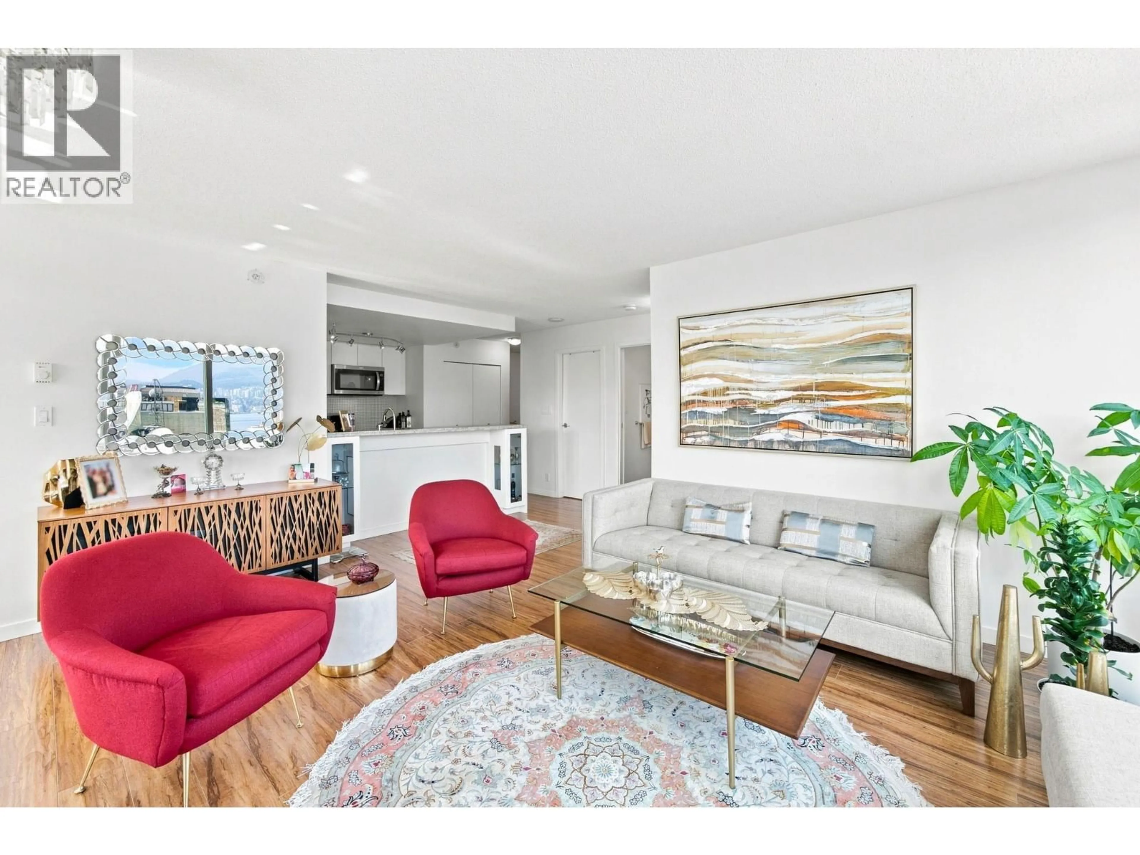 Living room with furniture, unknown for 1703 - 233 ROBSON STREET, Vancouver British Columbia V6B0E8