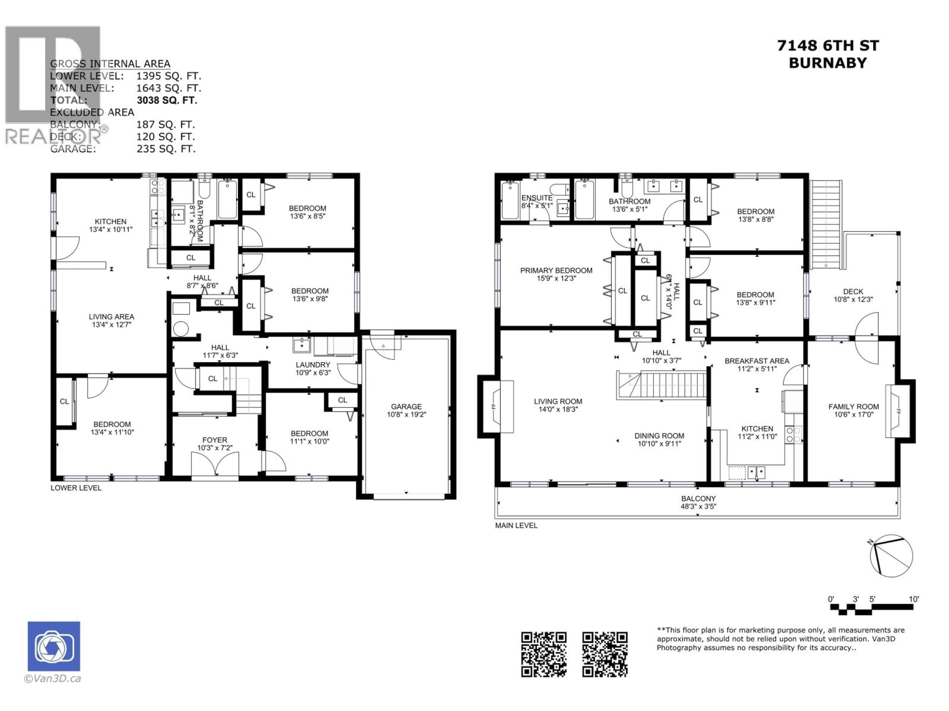 Floor plan for 7148 6TH STREET, Burnaby British Columbia V5E3T5