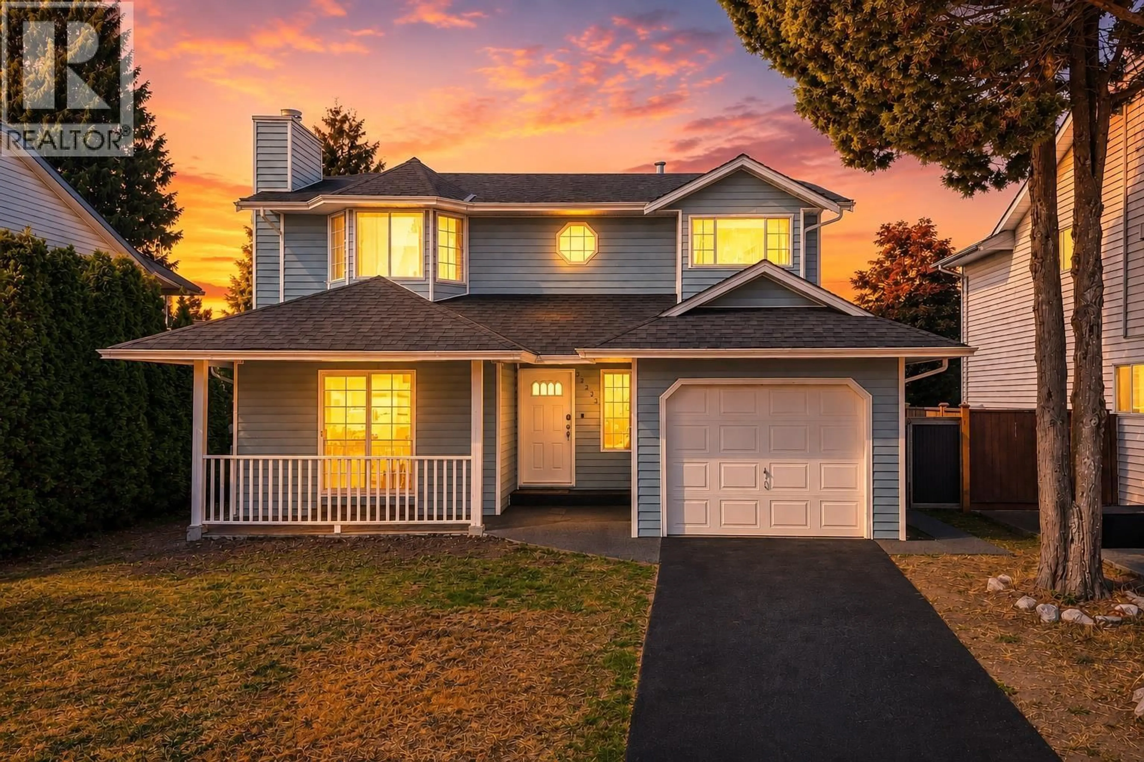 Home with vinyl exterior material, street for 23423 SANDPIPER AVENUE, Maple Ridge British Columbia V2X9M4